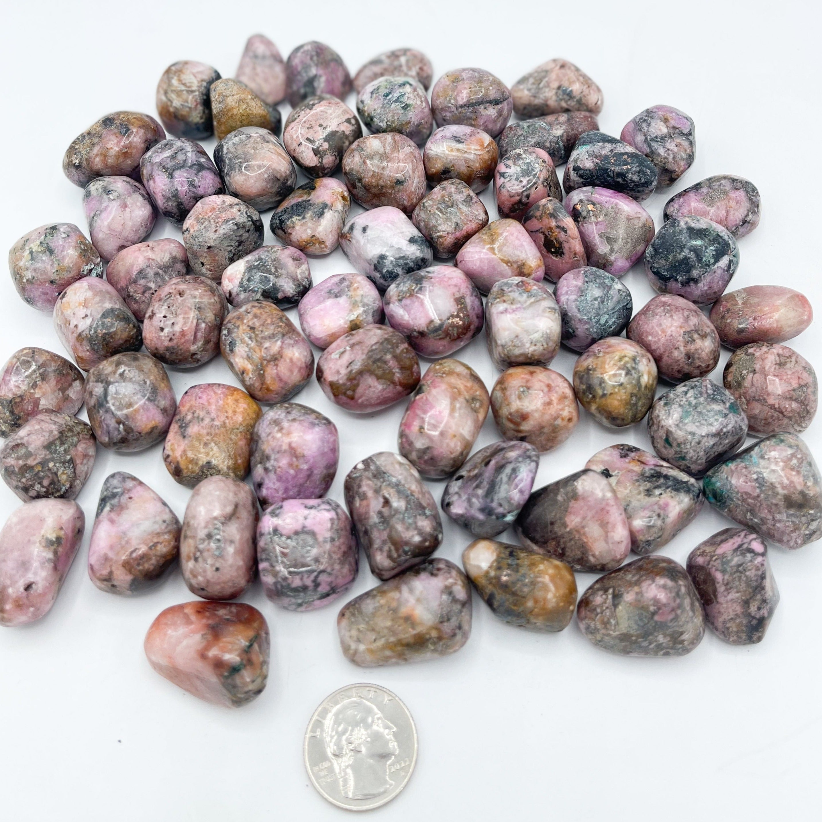 Pink Cobalt Calcite Tumbled Stone | Wholesale