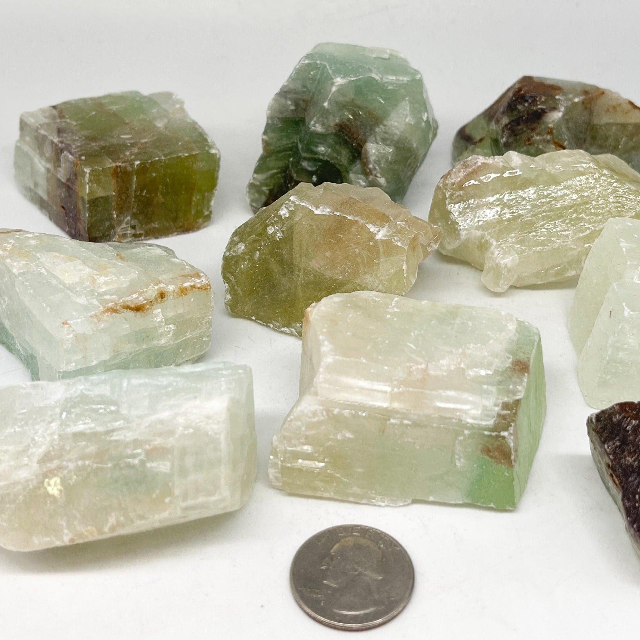 Green Calcite Crystals | Wholesale