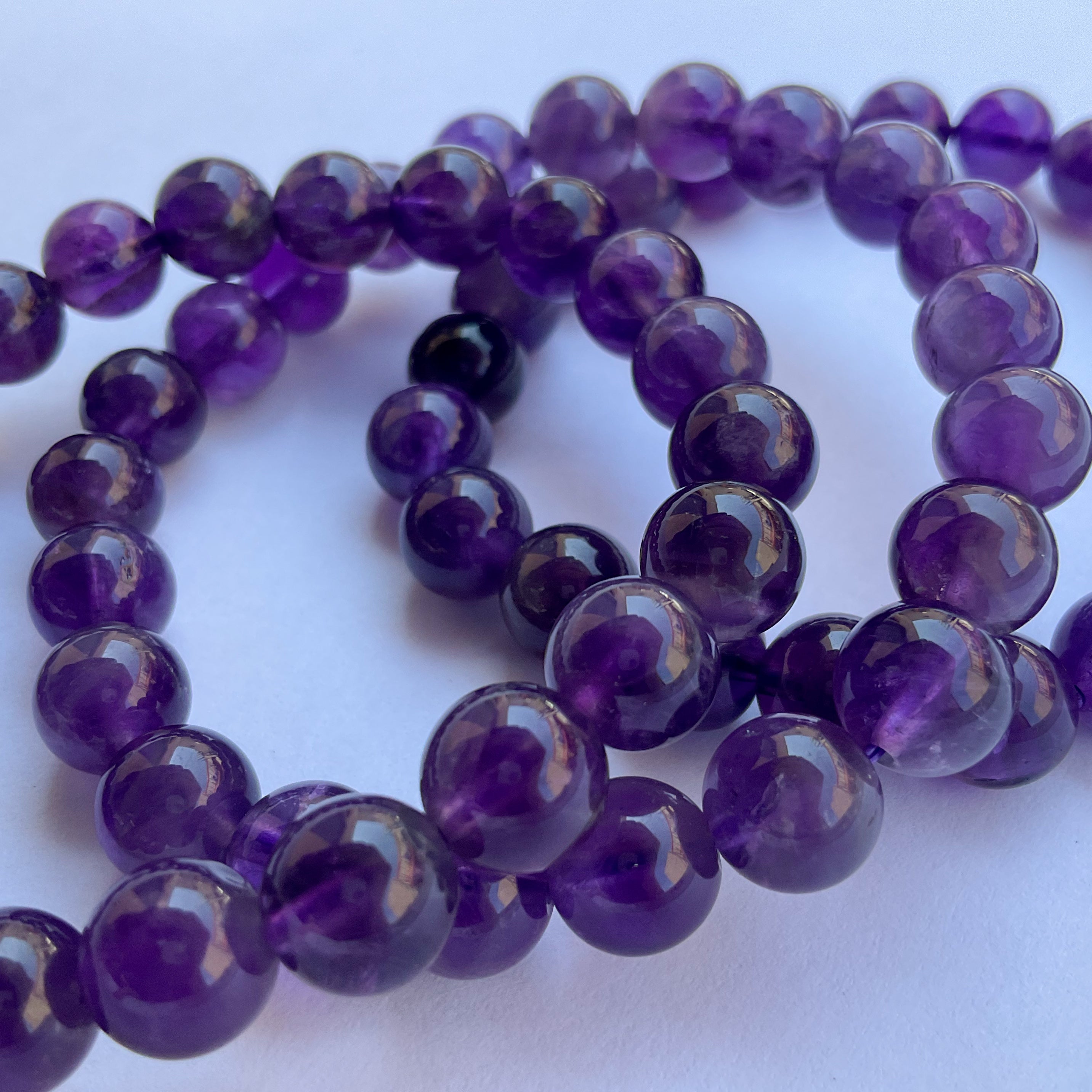 Wholesale crystal bracelets in amethyst