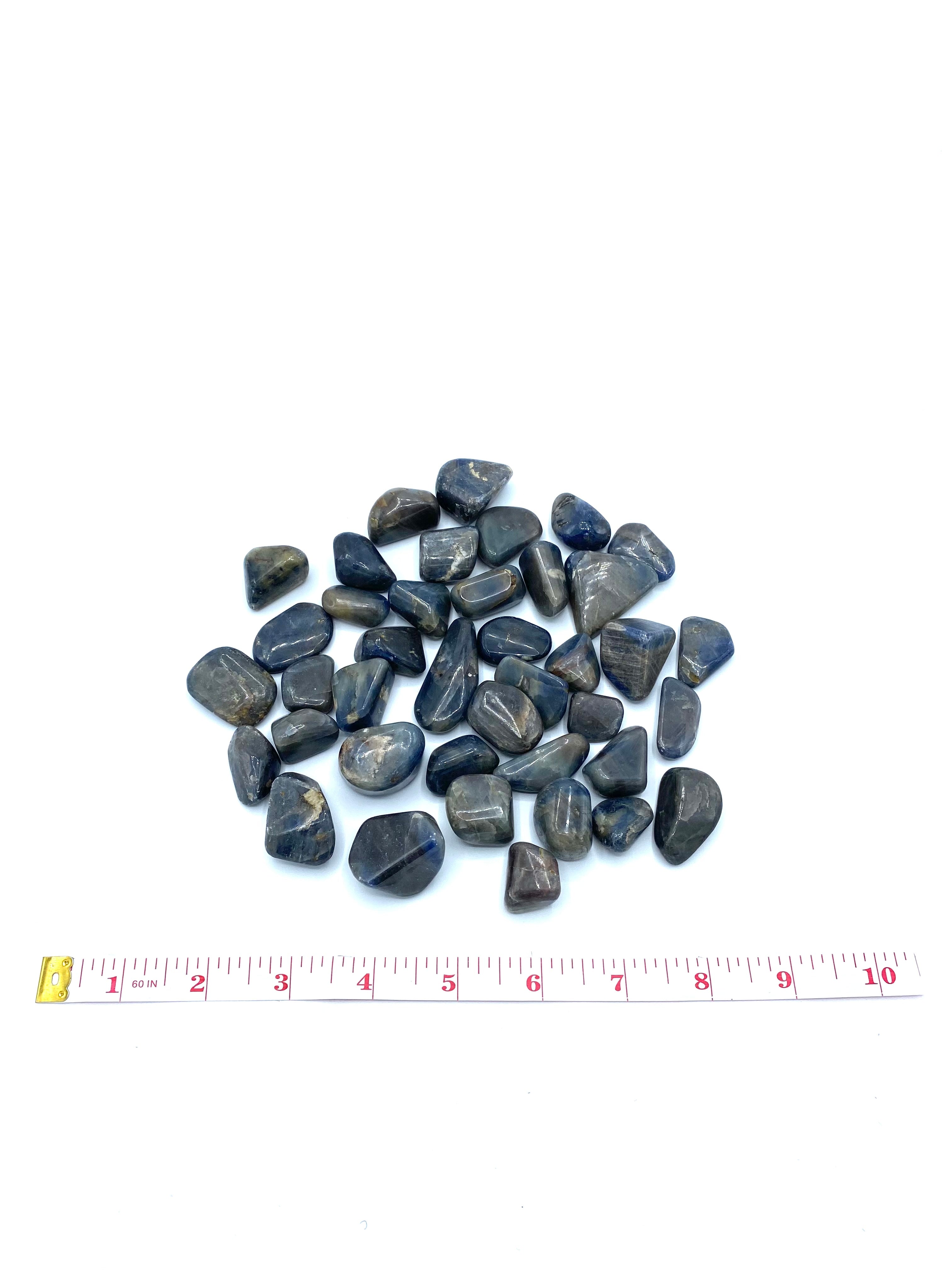 Blue Sapphire Tumbled Stones | Wholesale