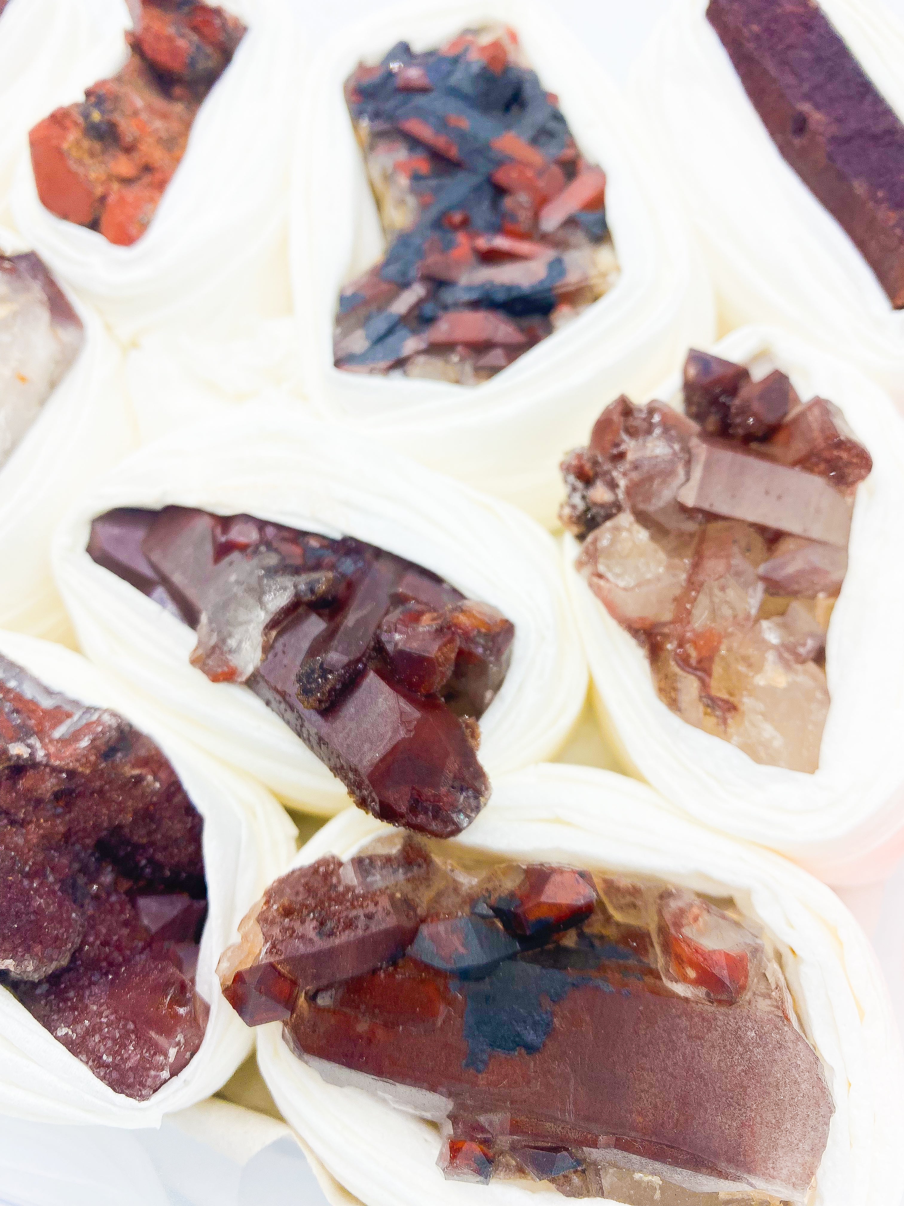Red Quartz Specimen Flat | Wholesale Lot #102