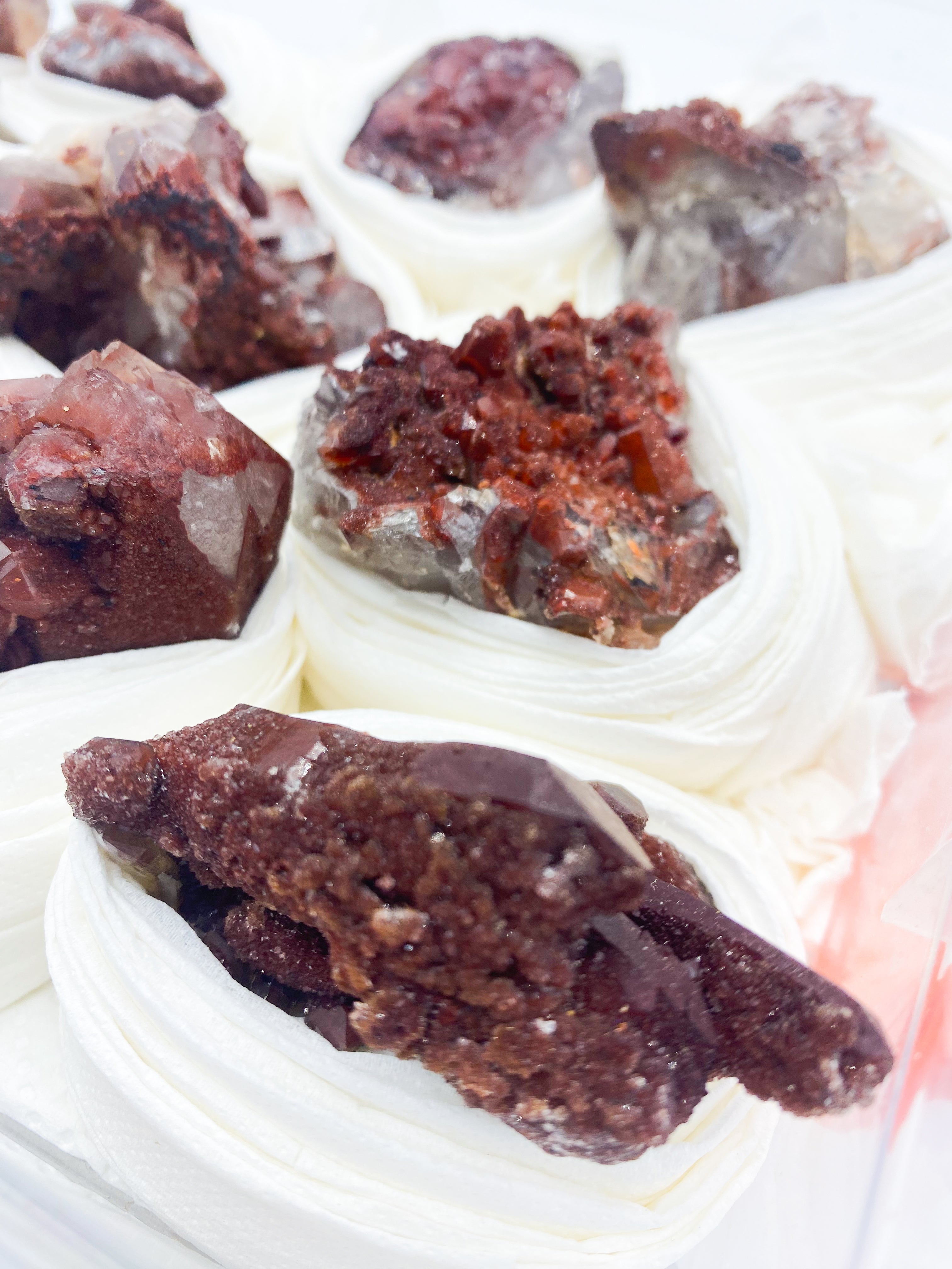 Red Quartz Specimen Flat | Wholesale Lot #102