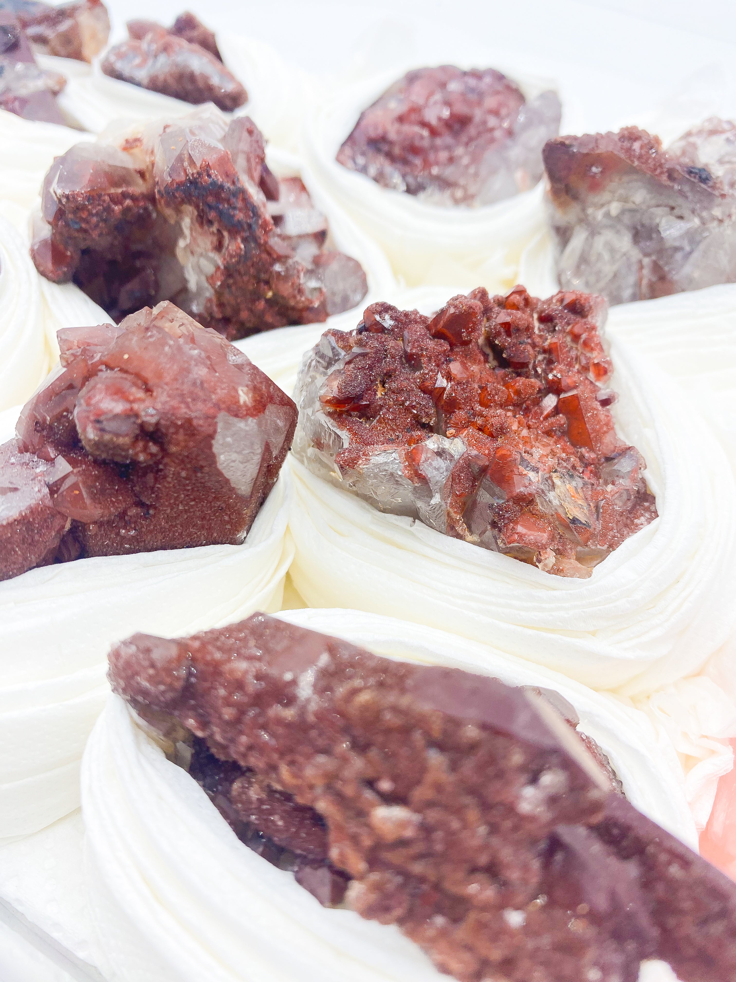 Red Quartz Specimen Flat | Wholesale Lot #102