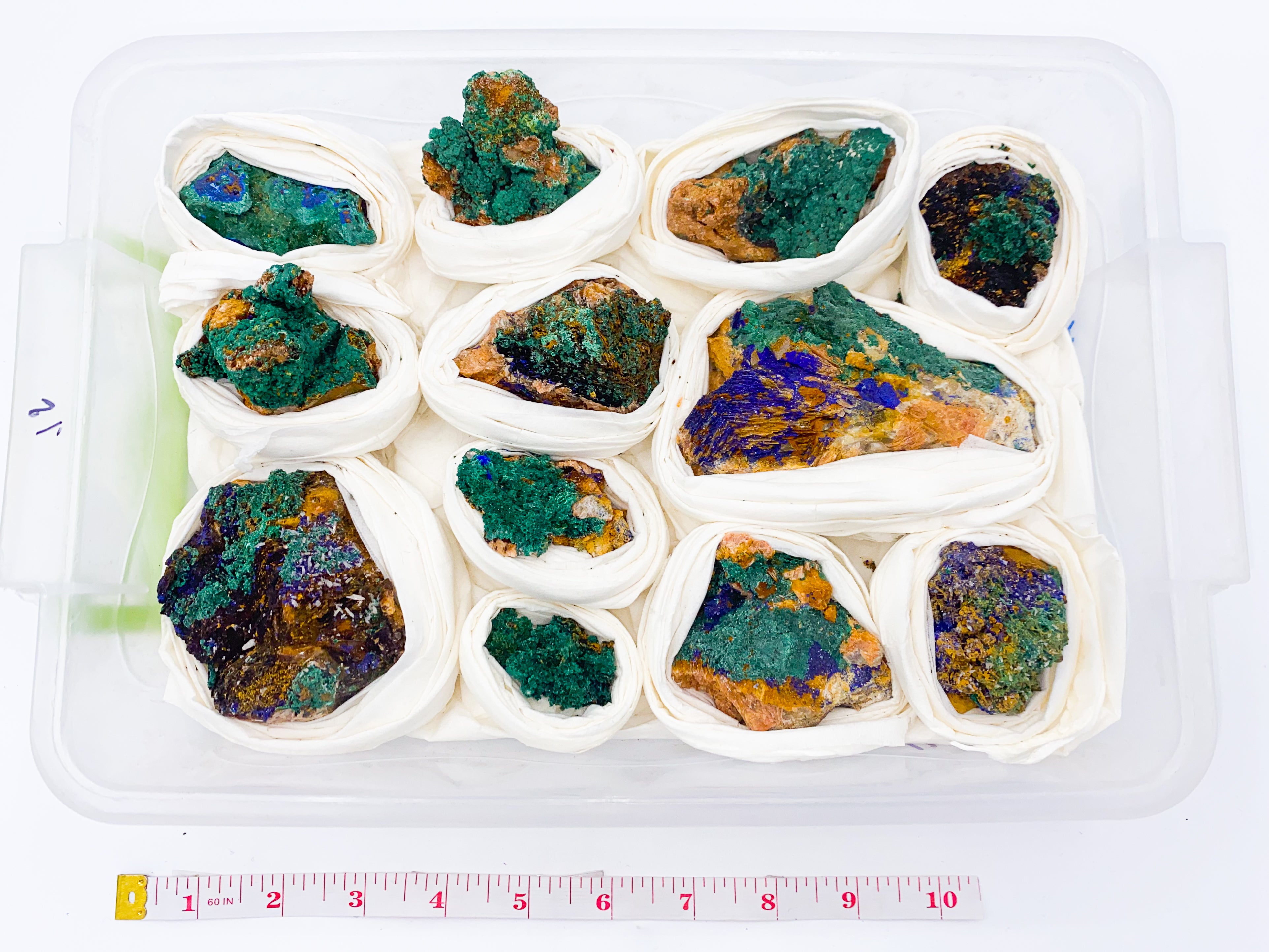 Malachite Azurite Specimen Flat | Wholesale Lot #106