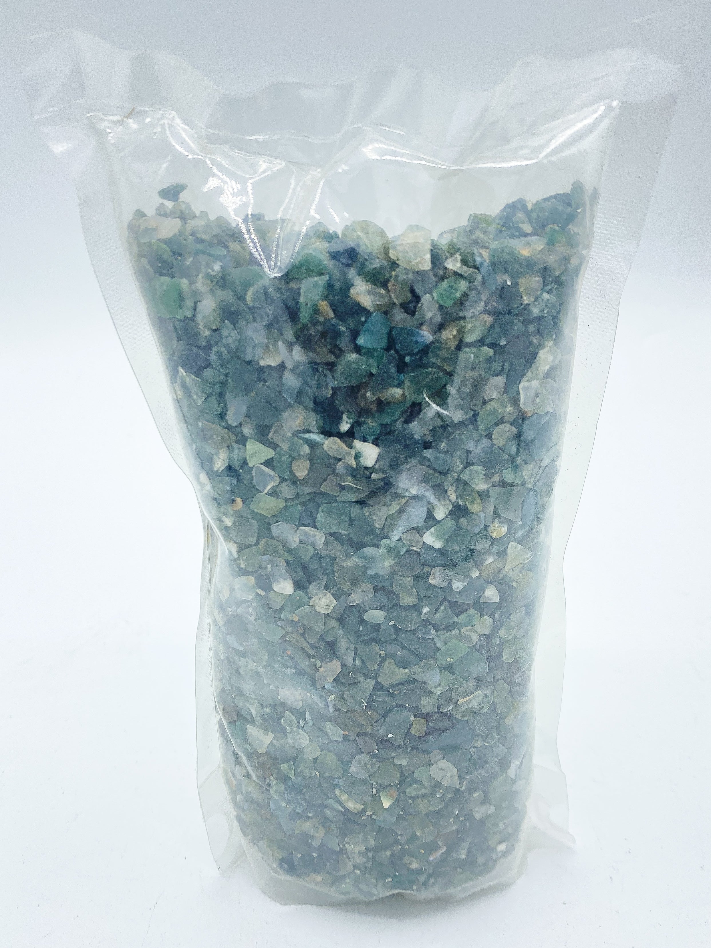 Moss Agate Crystal Chips | Wholesale 1kg Bags