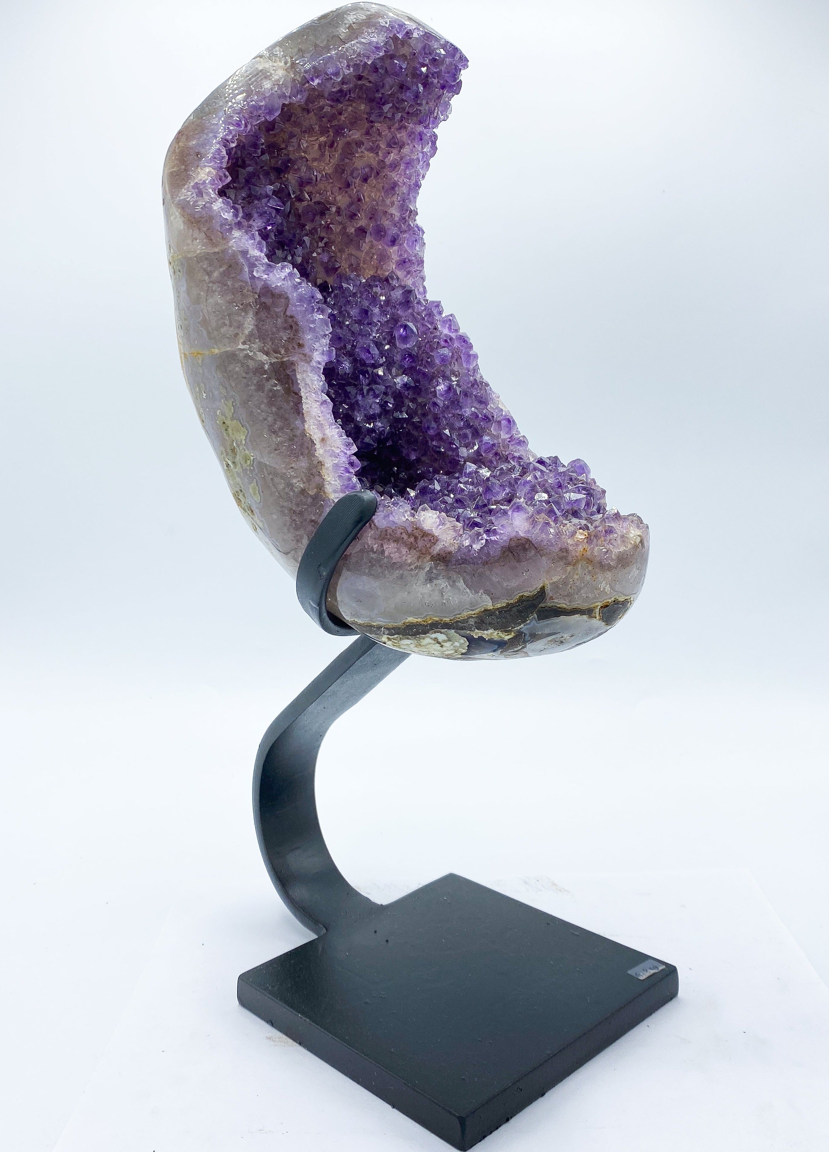 Amethyst Cluster On Display Stand #05