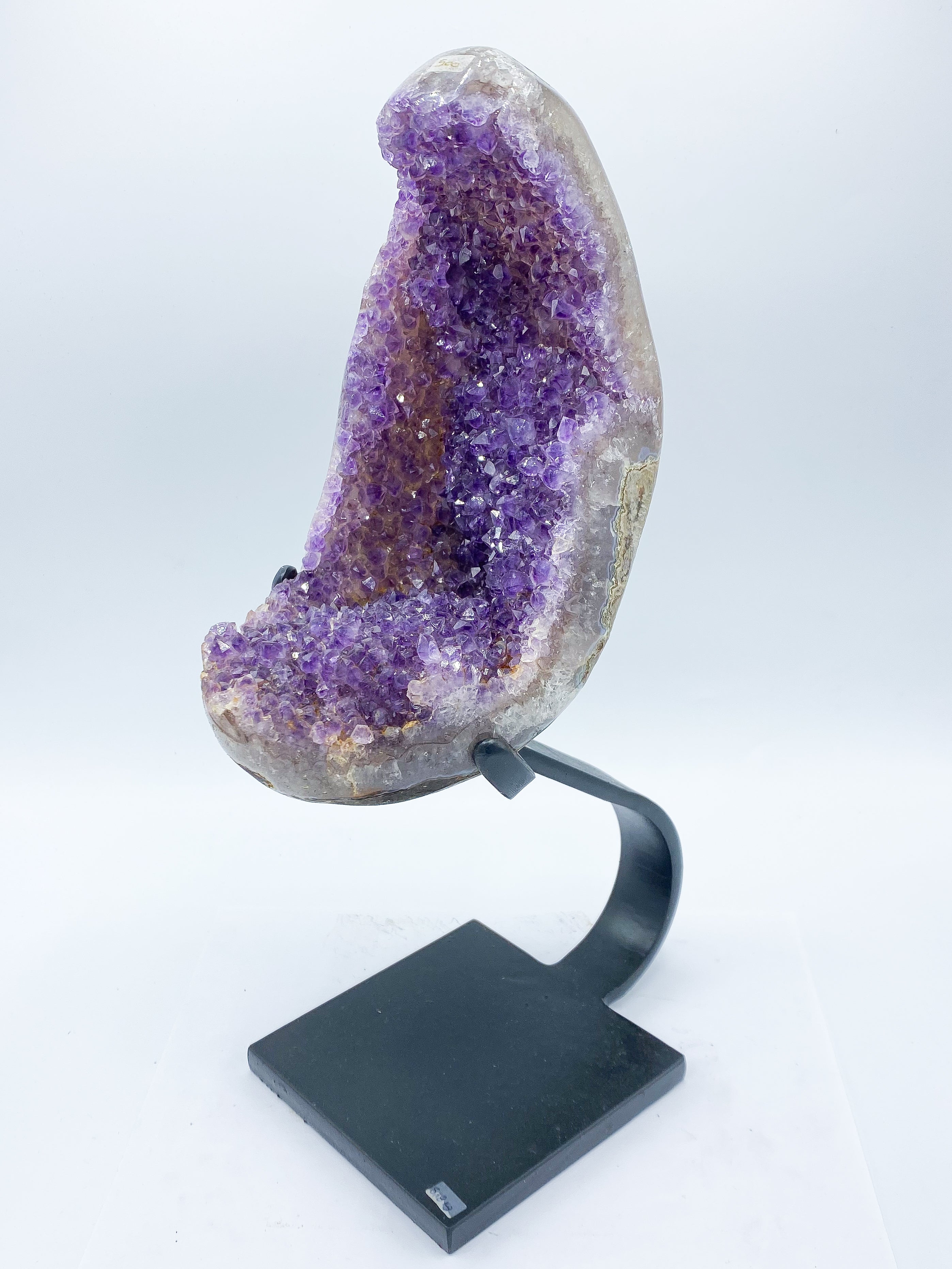 Amethyst Cluster On Display Stand #05