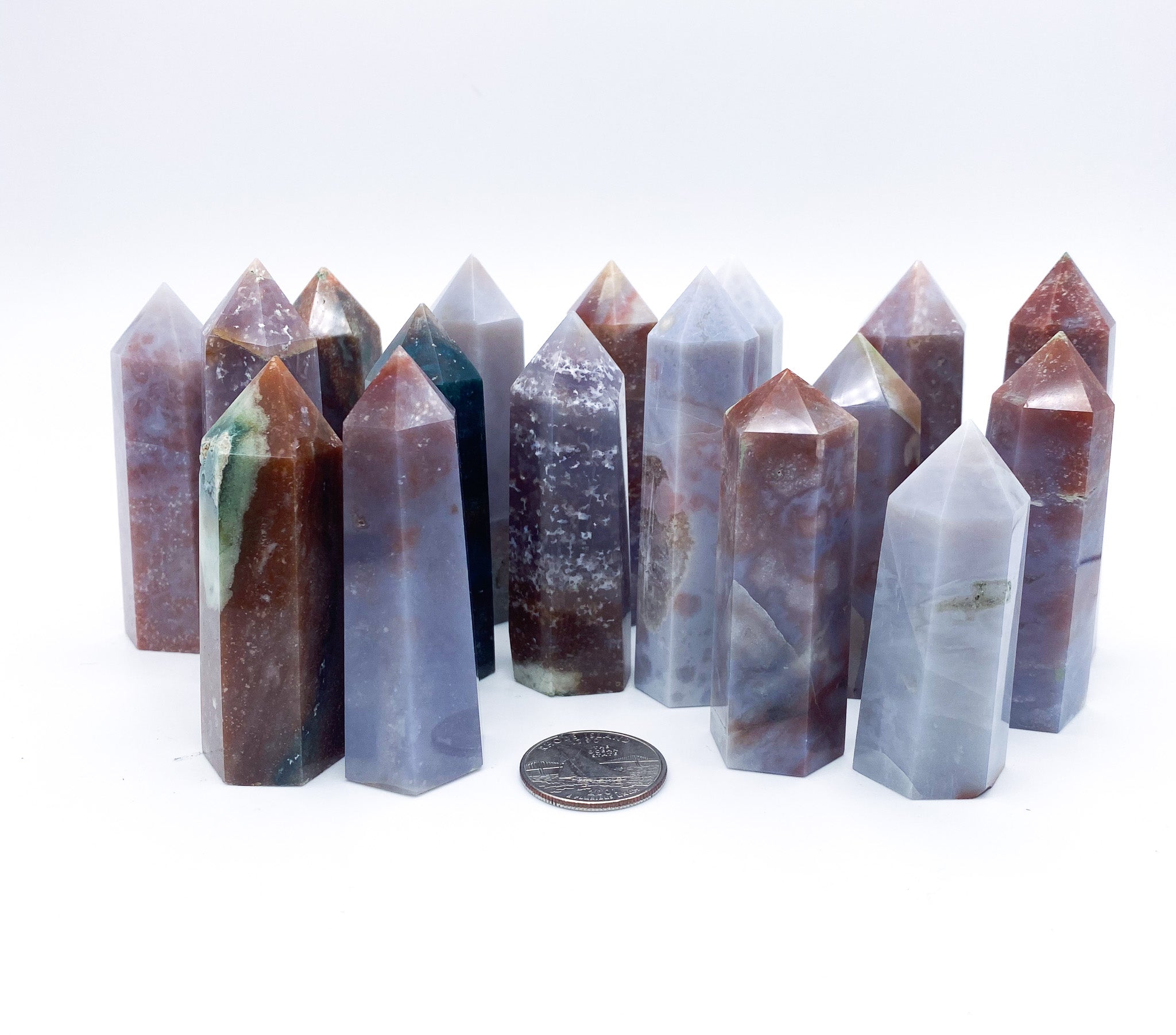 Agate Crystal Tower Point | Wholesale