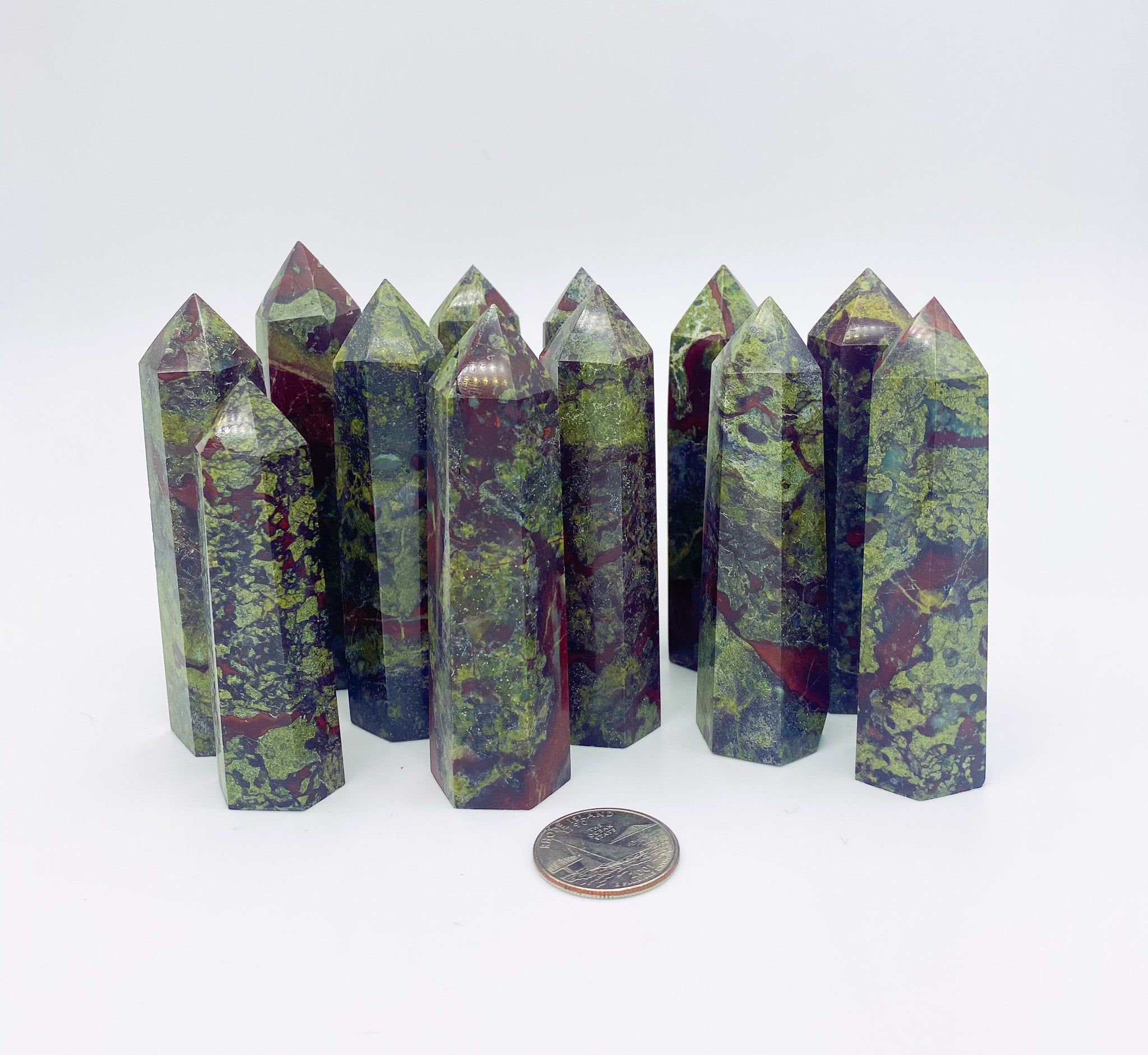 Dragon's Blood Jasper Obelisk Towers | Wholesale