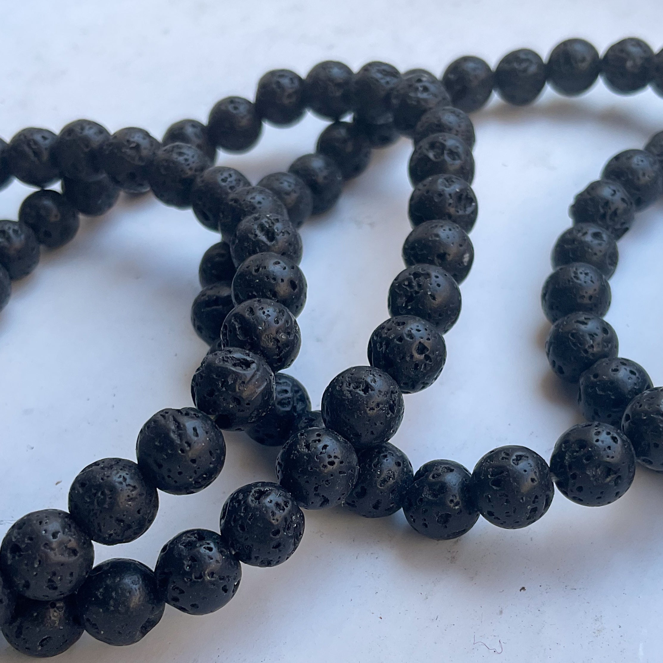 Wholesale crystal bracelets in lava stone