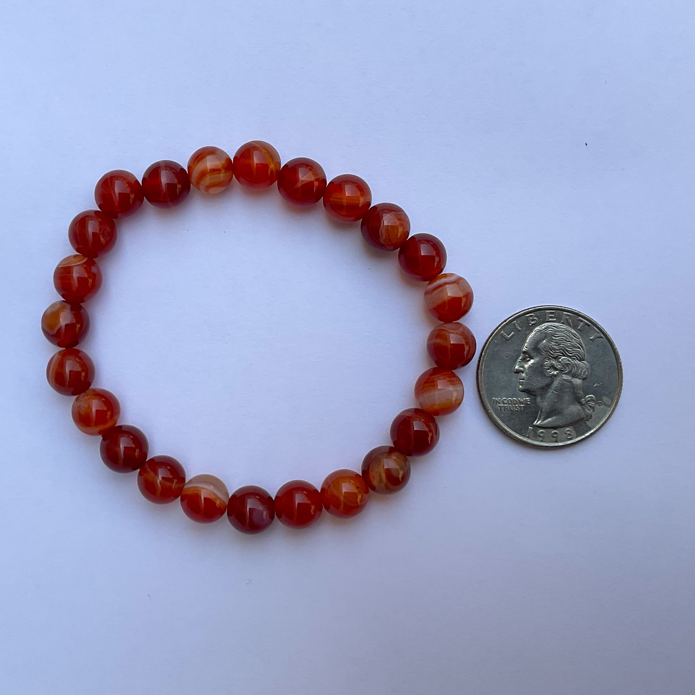 Wholesale crystal bracelets in carnelian