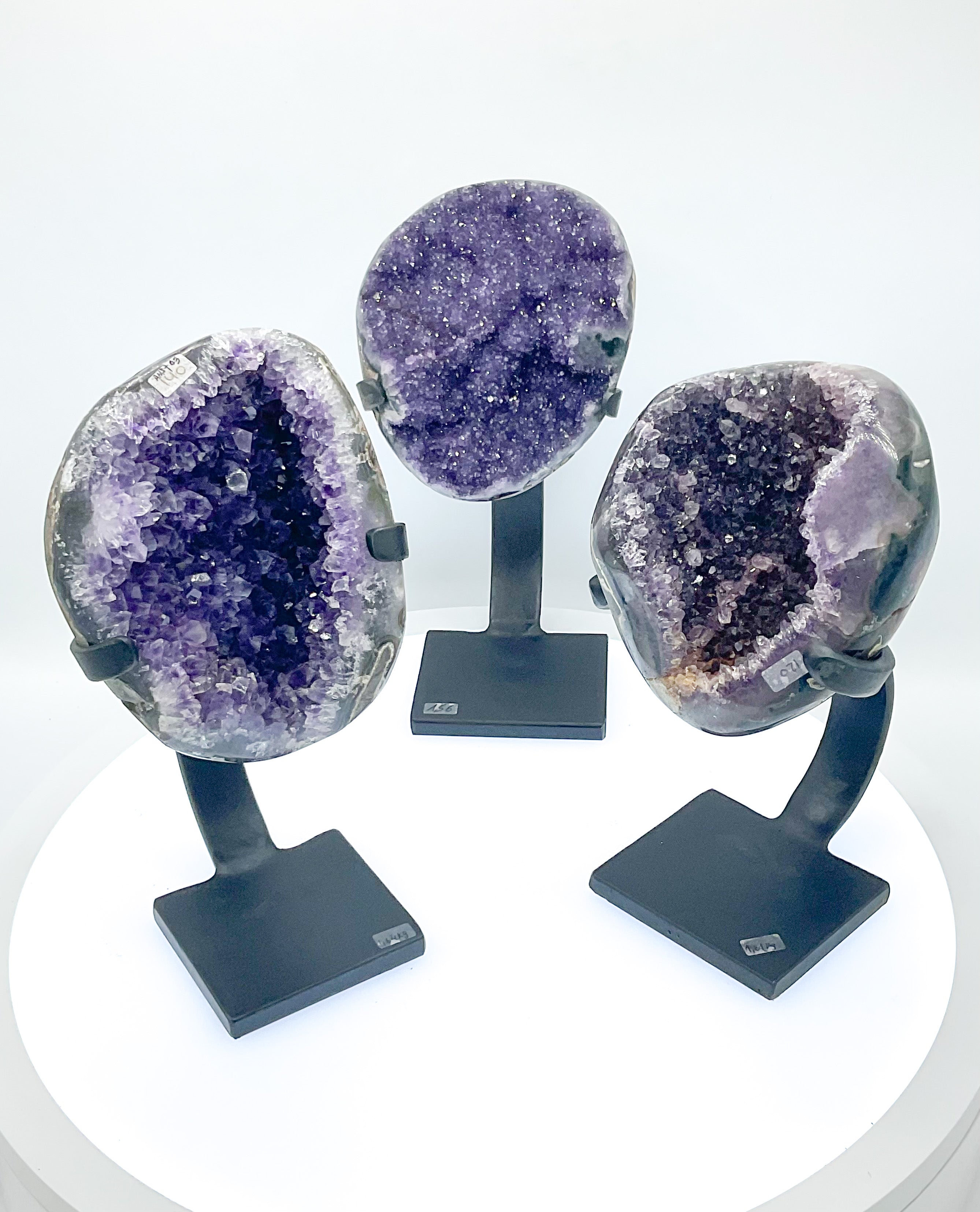Amethyst Cluster On Display Stand | Wholesale LOT #02