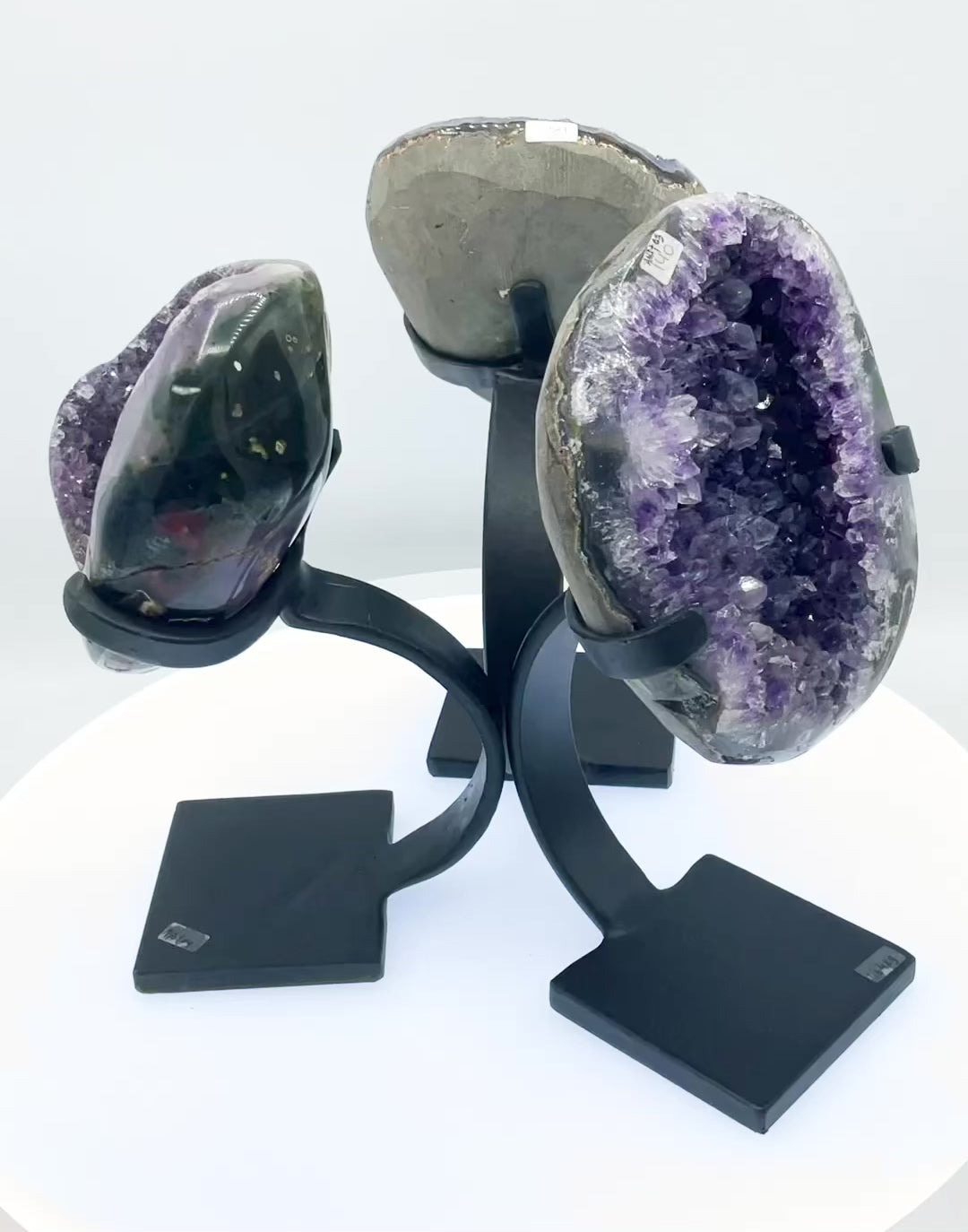 Amethyst Cluster On Display Stand | Wholesale LOT #02