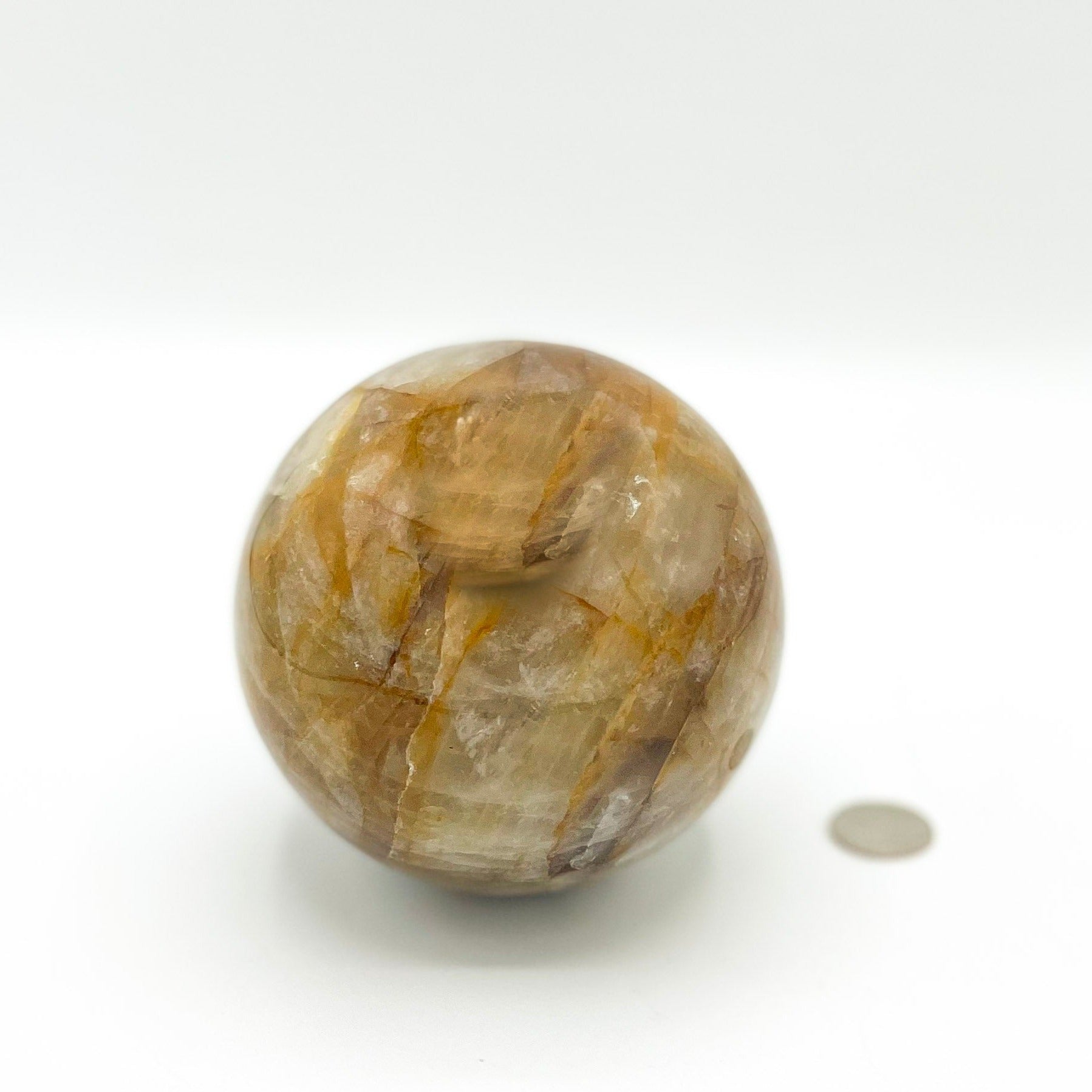 Golden Healer Quartz Crystal Sphere