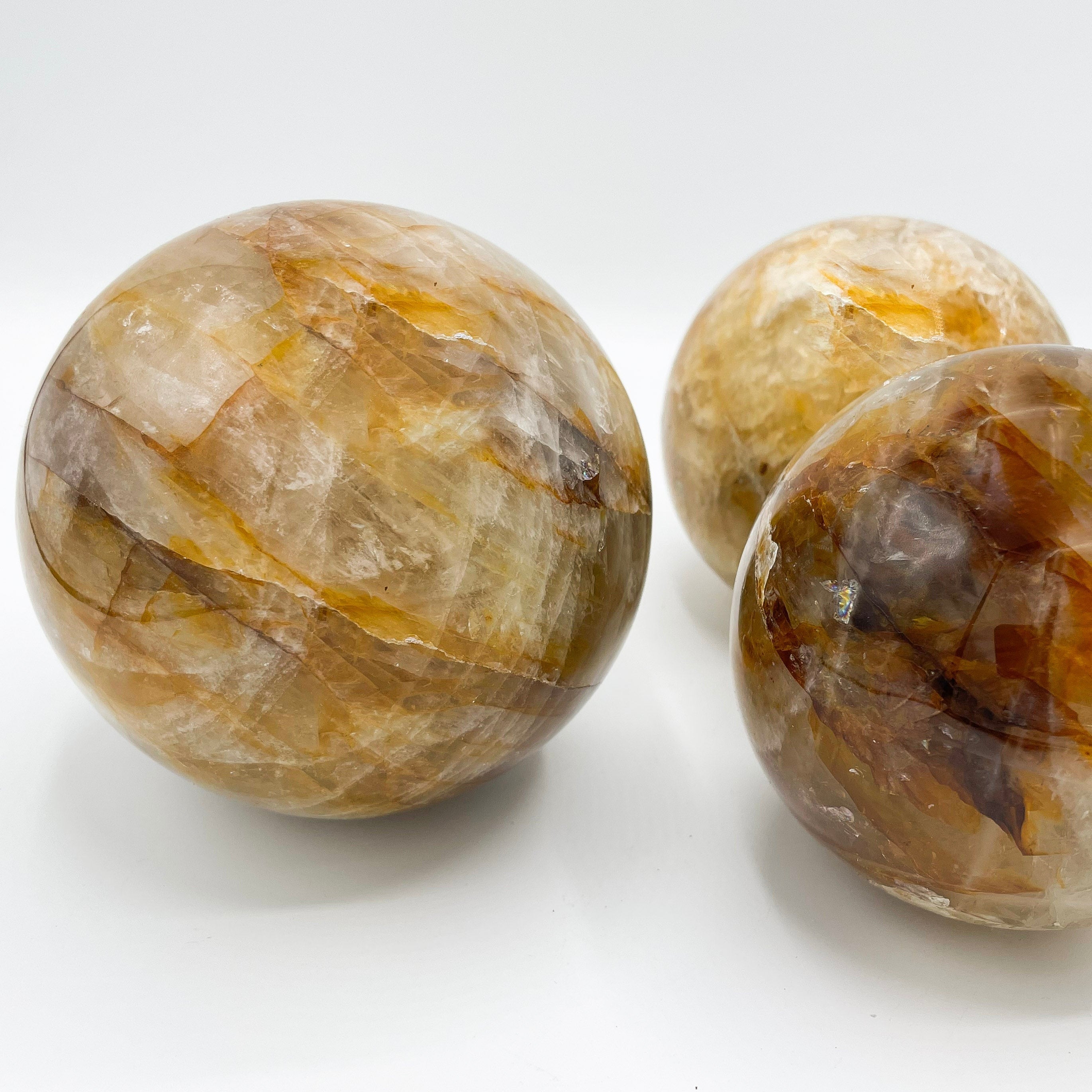 Golden Healer Quartz Crystal Sphere