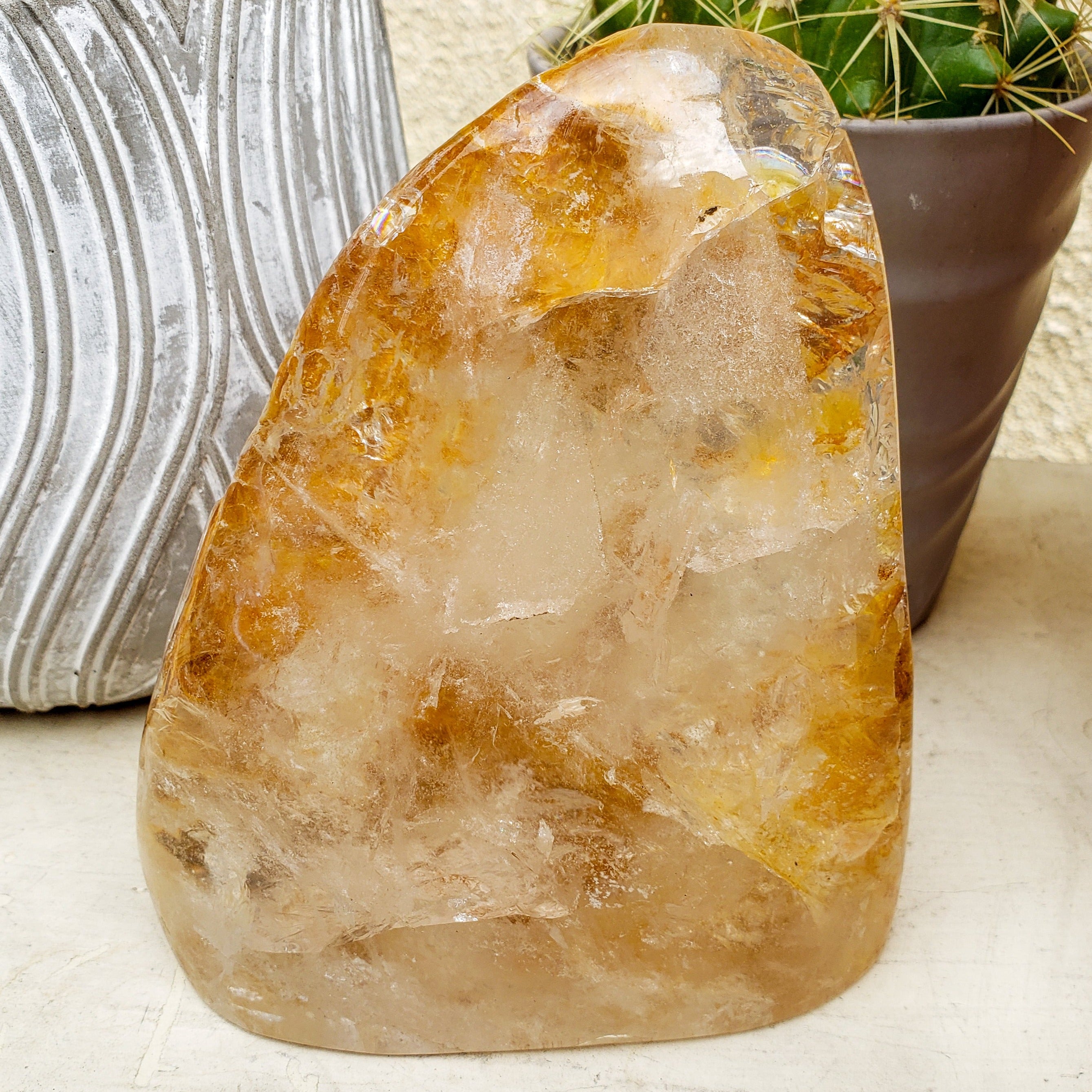 Golden Healer Quartz Crystal | Freeform A