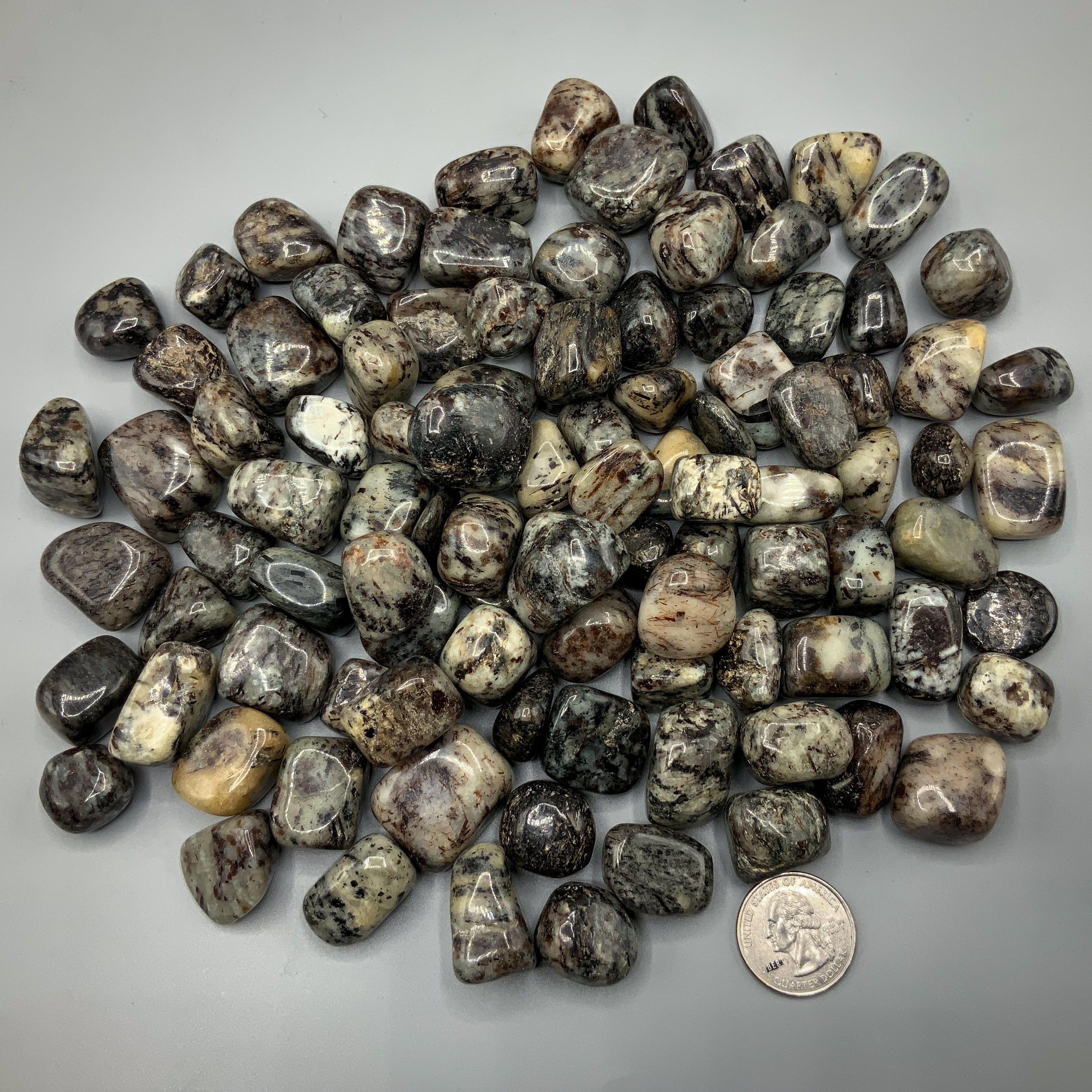 Astrophyllite Tumbled Stones | Wholesale