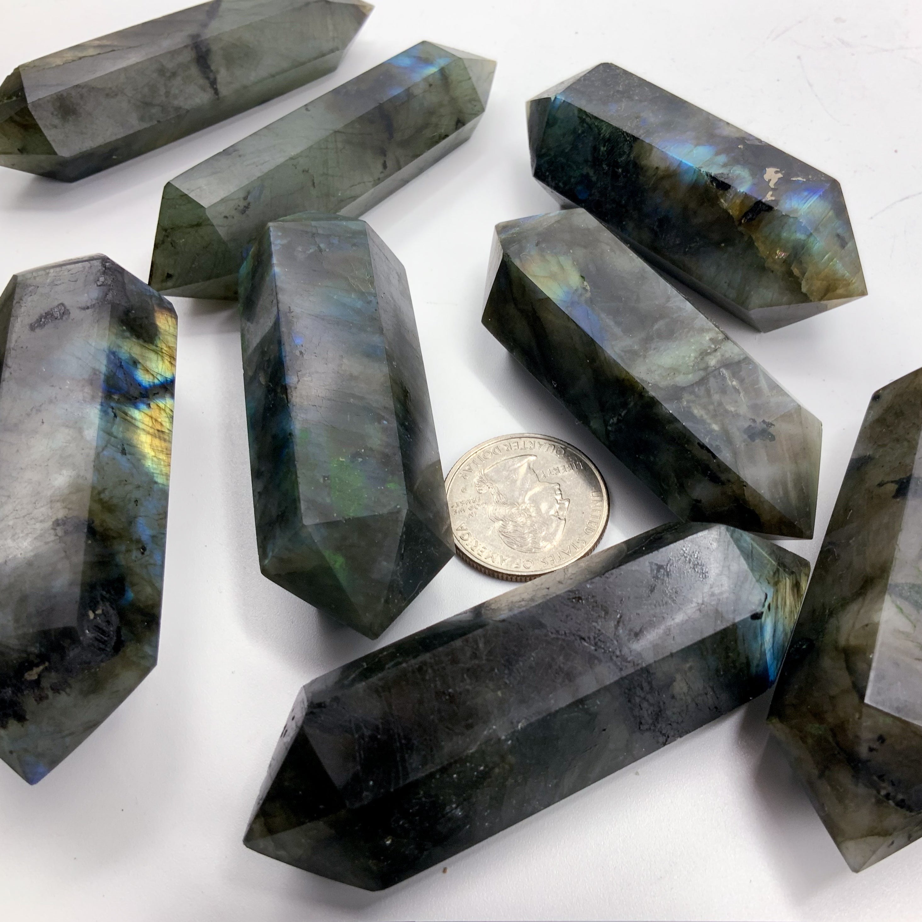 Labradorite Double Terminated Crystal | Wholesale