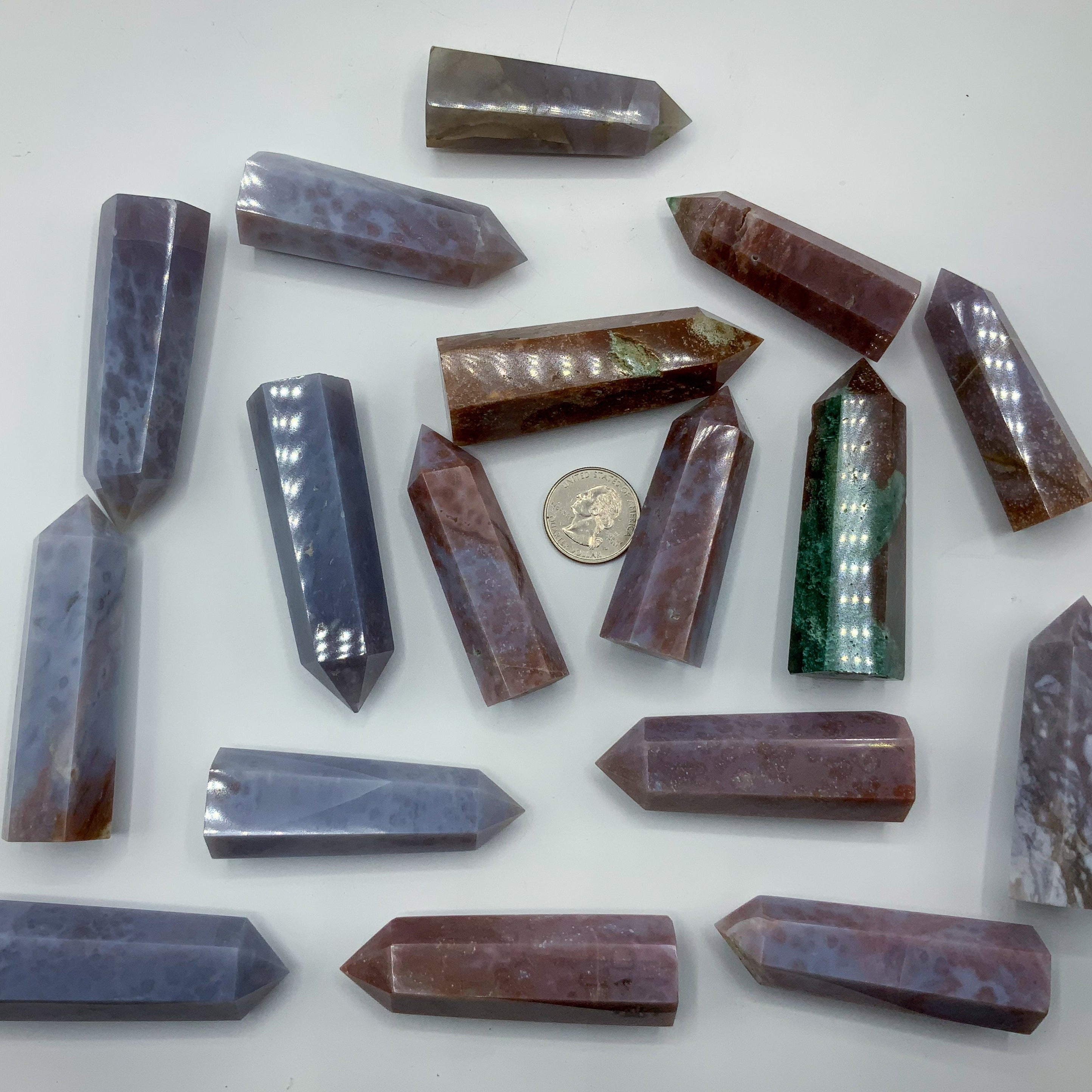 Agate Crystal Tower Point | Wholesale