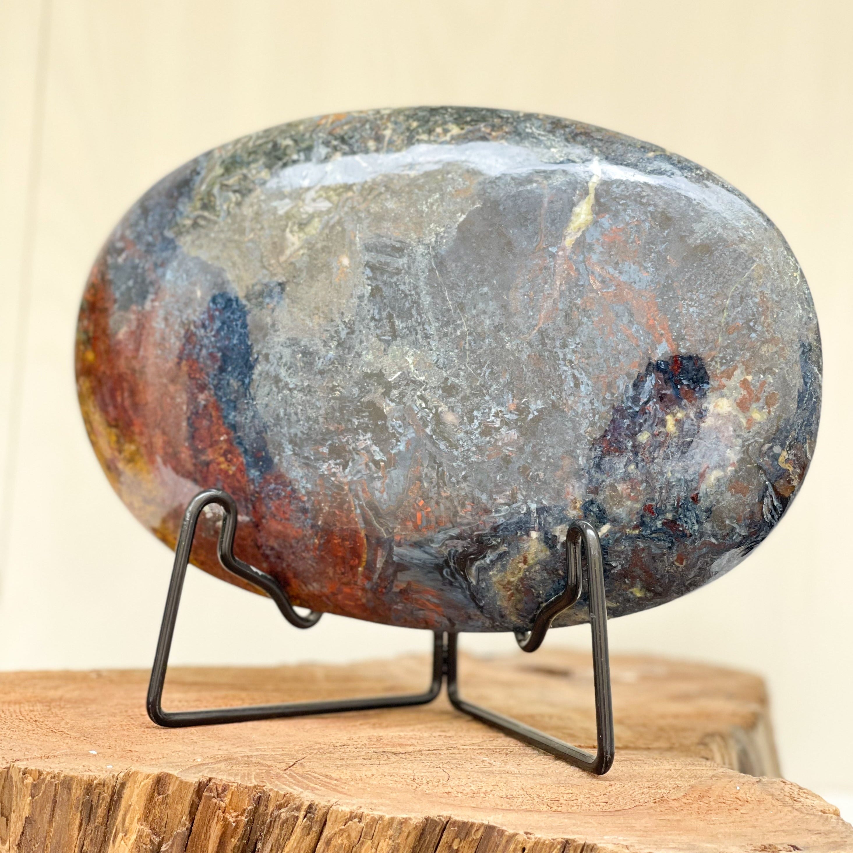 Pietersite Polished Stone Oval | 8.2 x 5.24inch