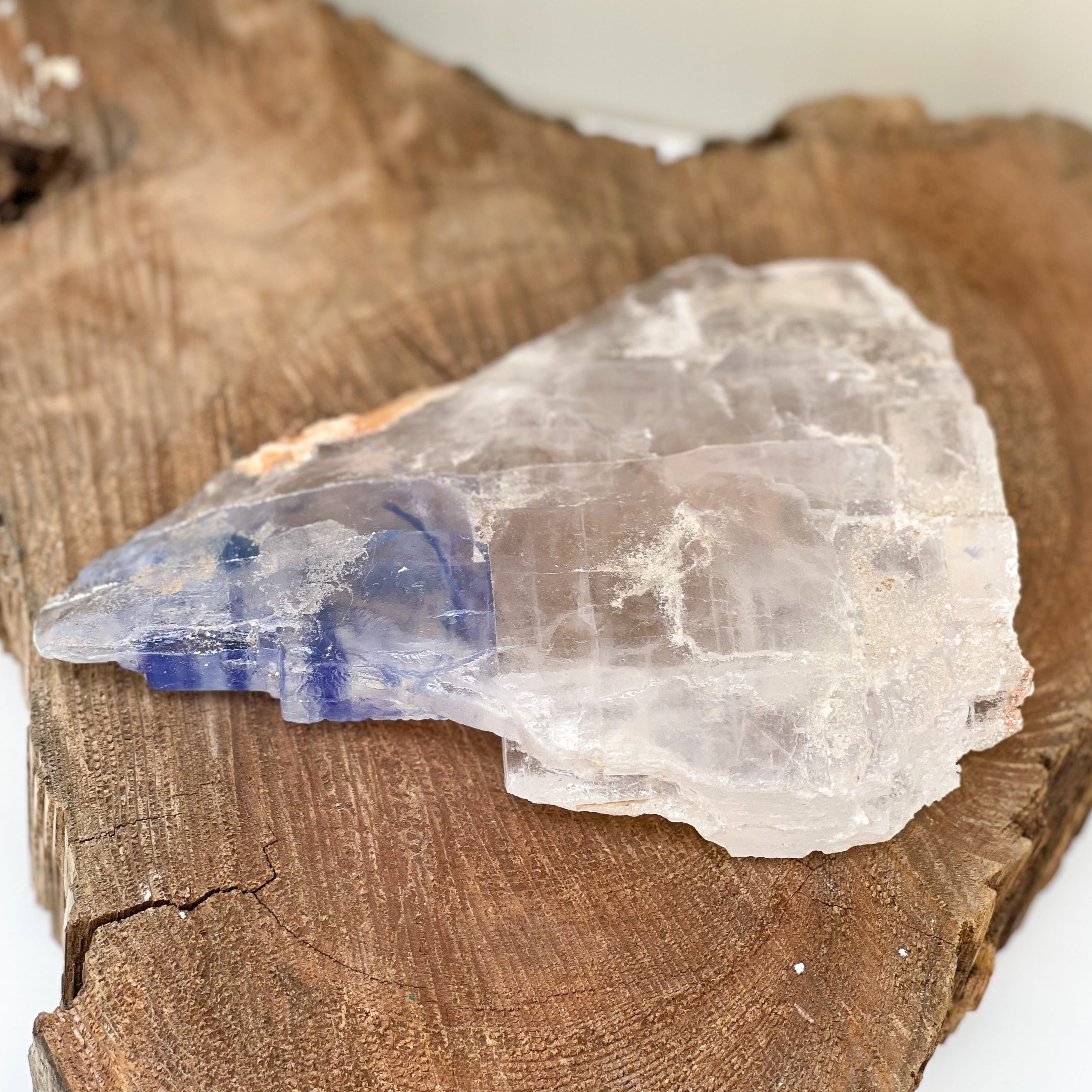 Blue Halite Authentic Raw Mineral Specimen - A
