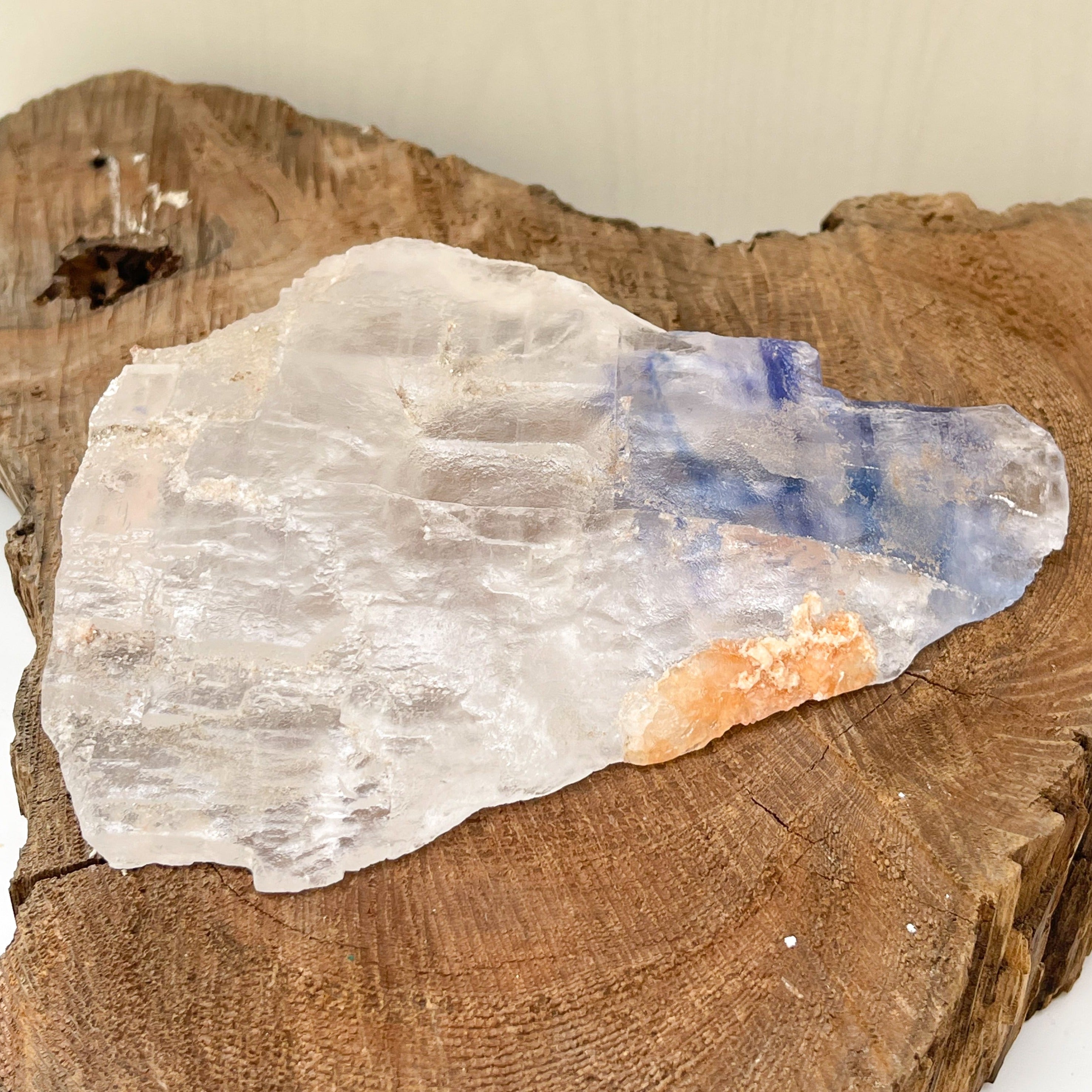 Blue Halite Authentic Raw Mineral Specimen - A