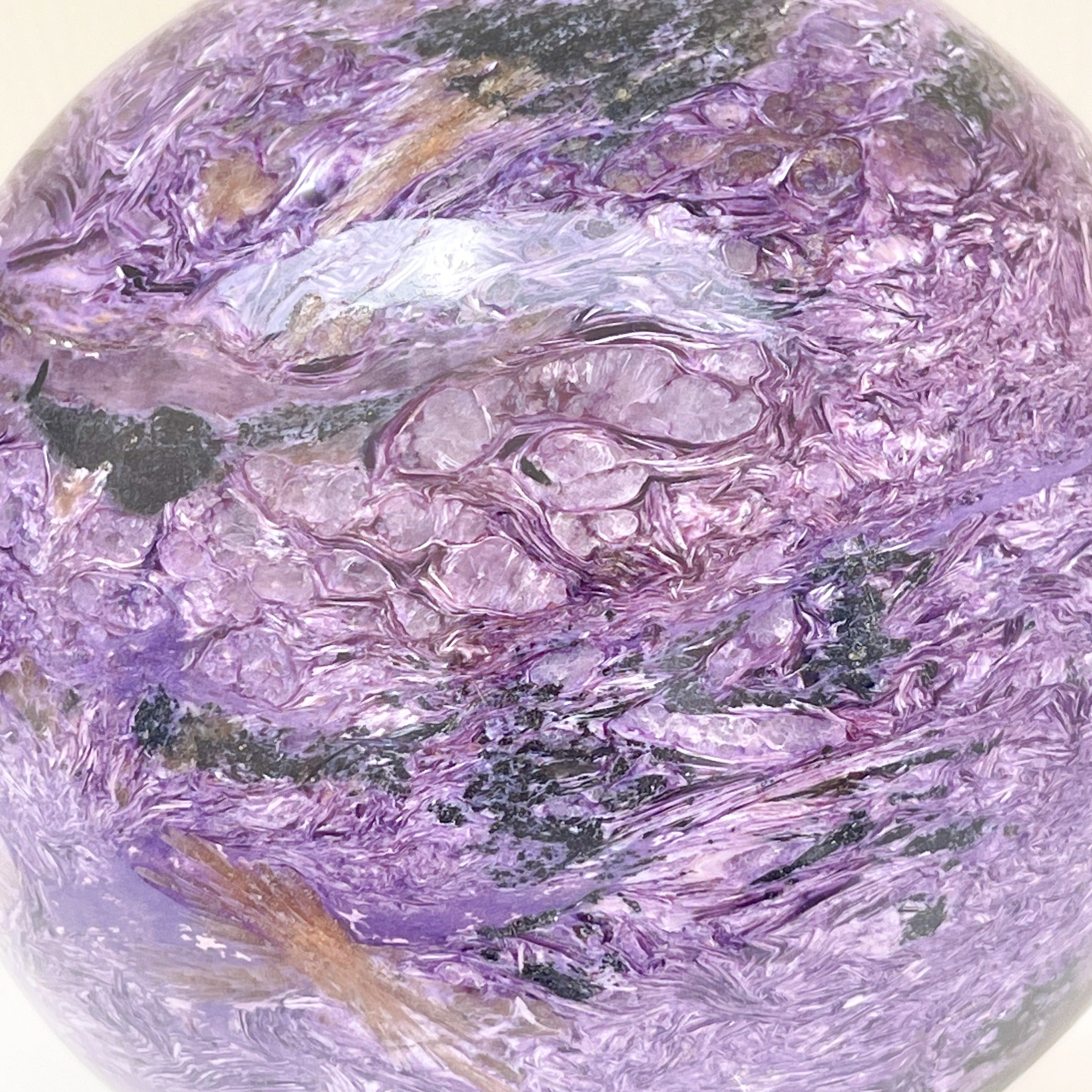 Charoite Stone Sphere