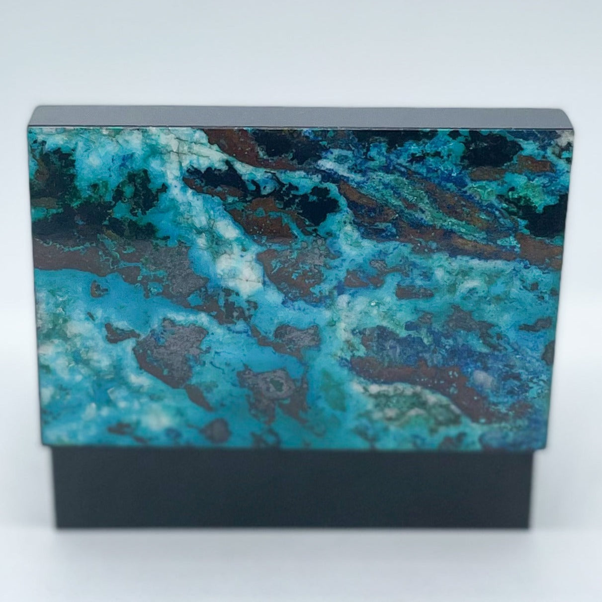 Chrysocolla Stone Box - Rare | Home Decor