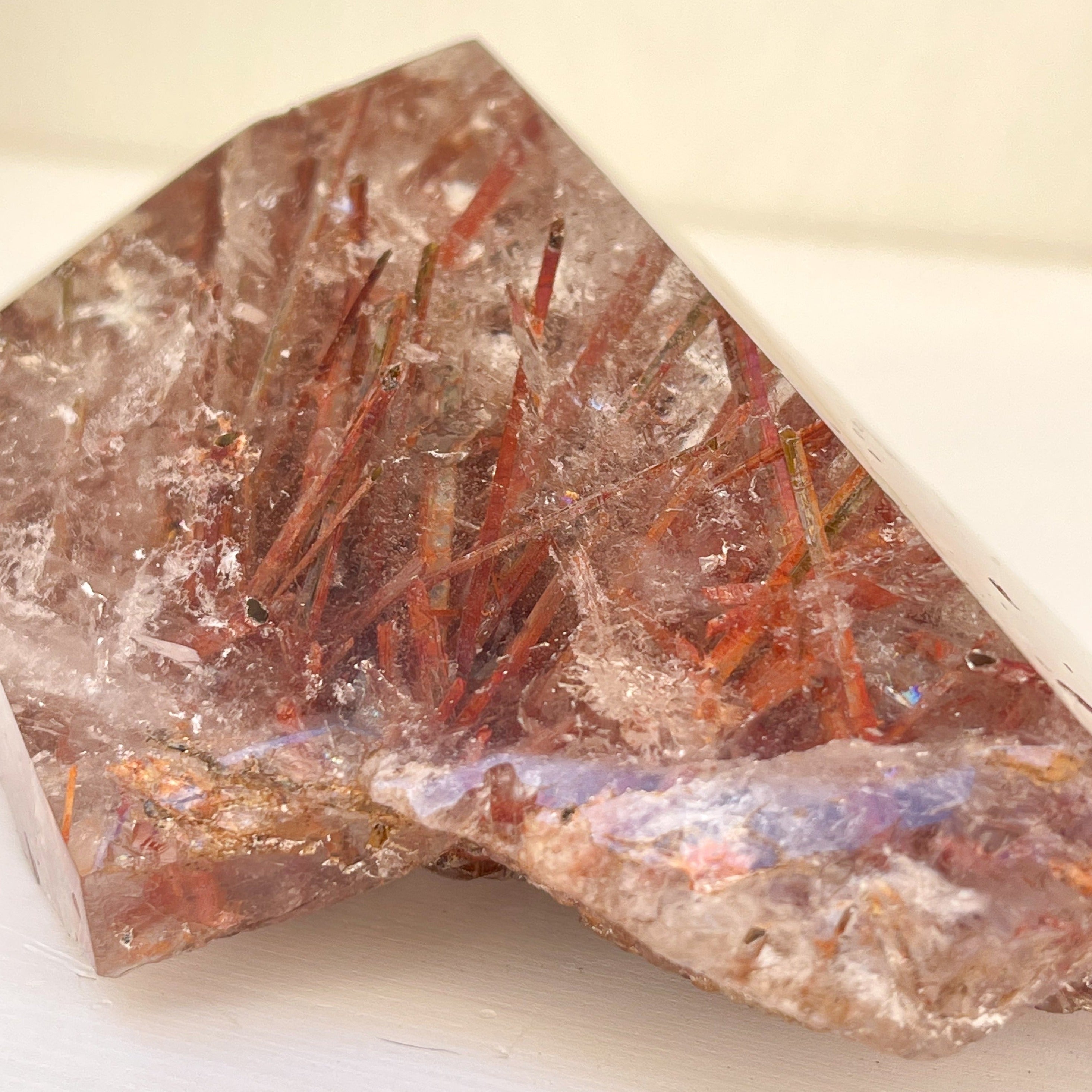 High Quality Red Rutilated Quartz