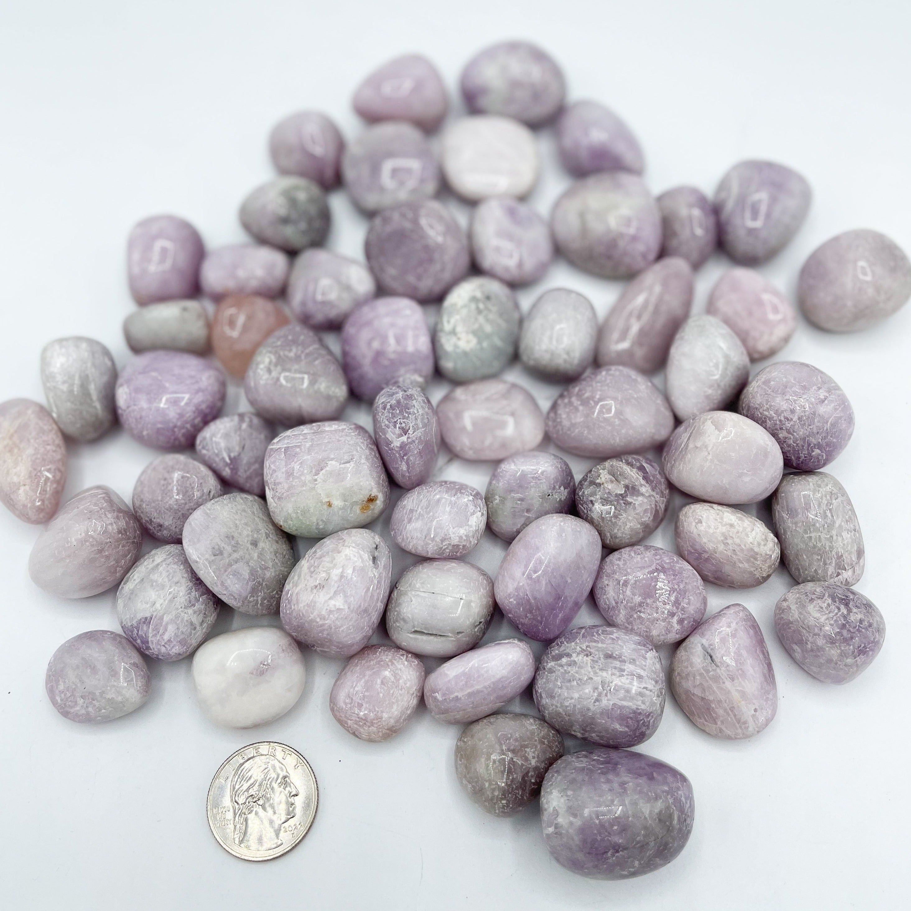 Kunzite Tumbled Stones | Wholesale