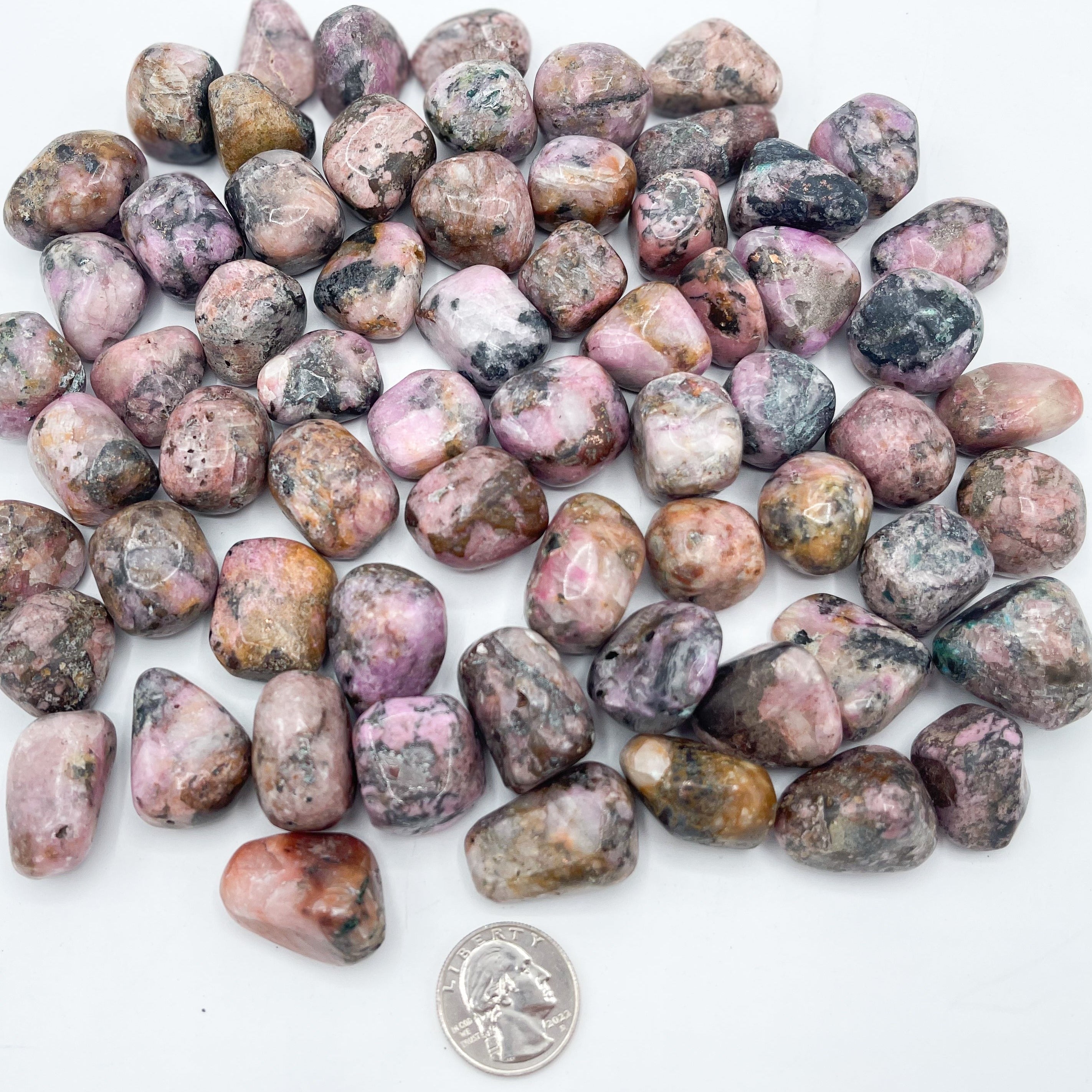 Pink Cobalt Calcite Tumbled Stone | Wholesale