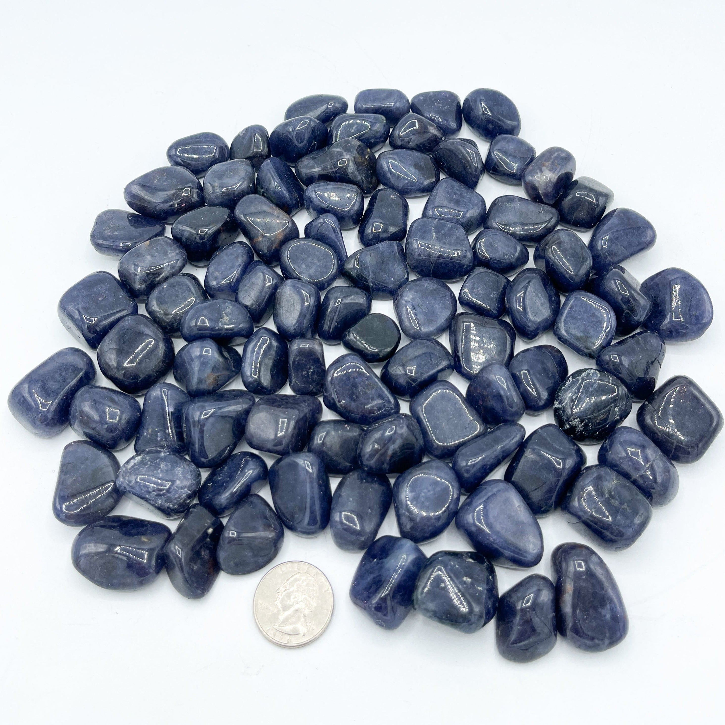 Iolite Tumbled Stones | Wholesale