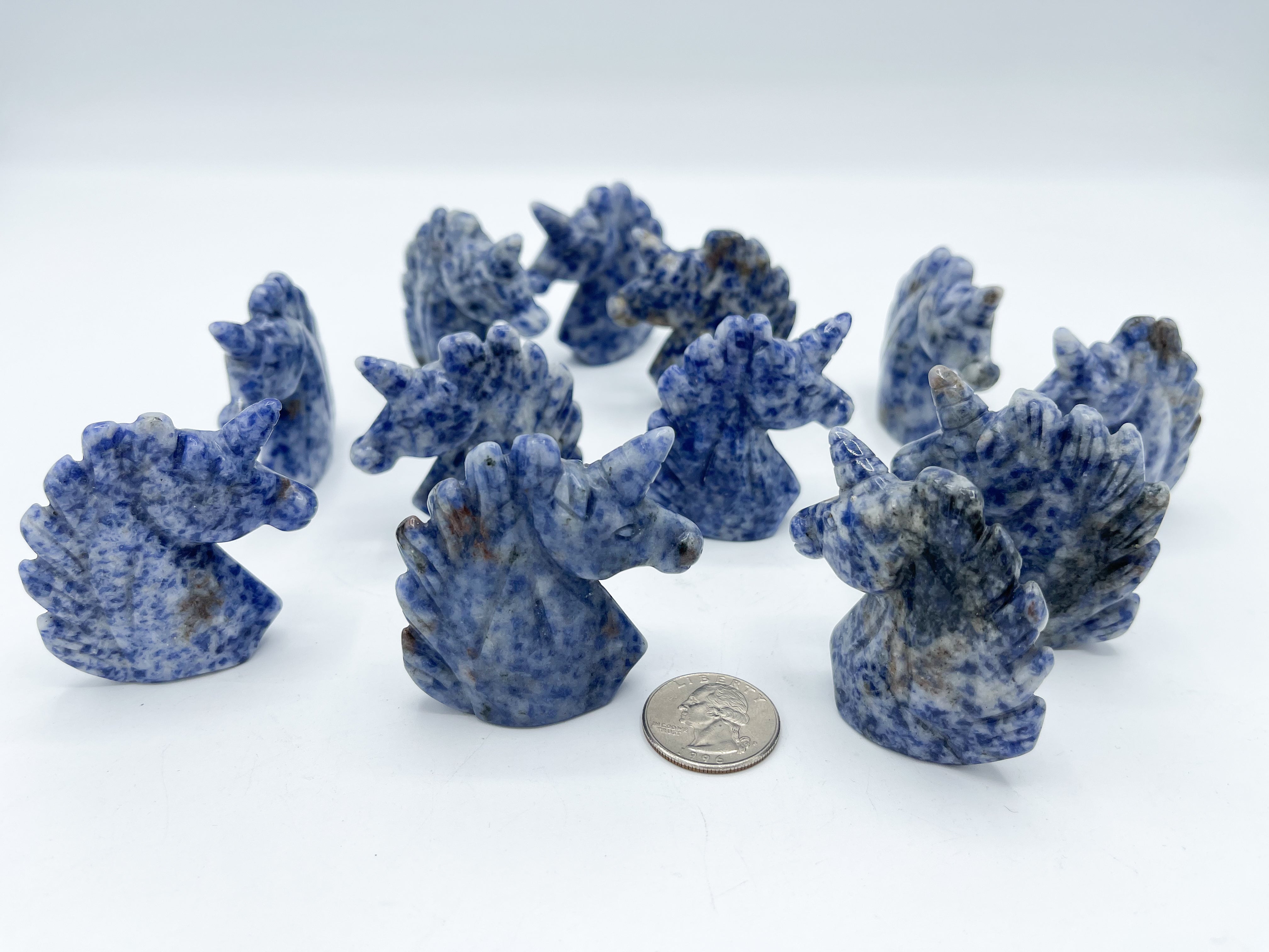 Sodalite Unicorn Carvings | Wholesale