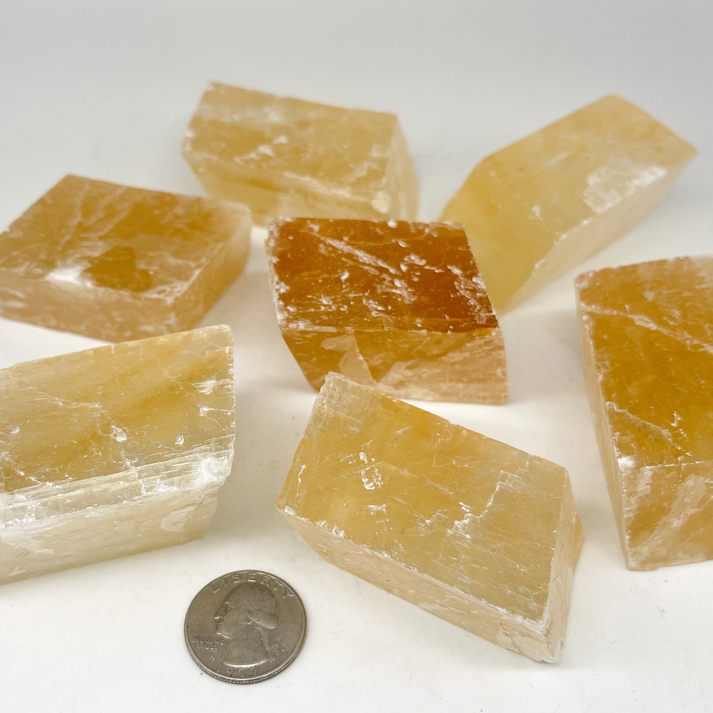 Honey Calcite Cubes | Wholesale