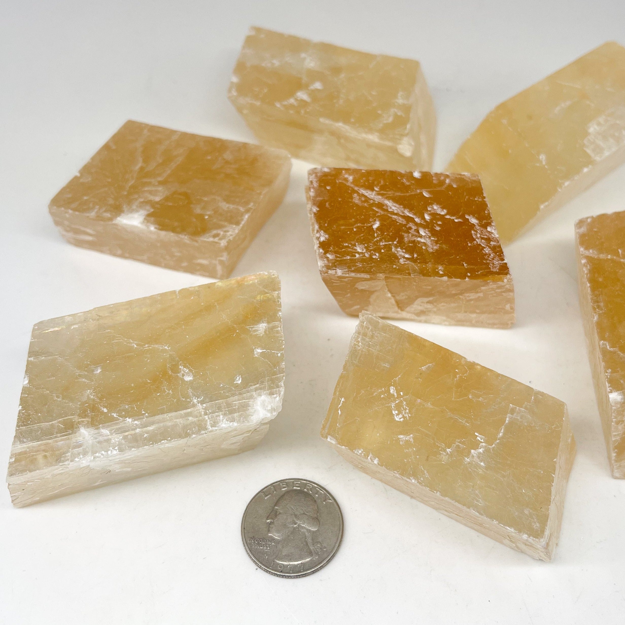 Honey Calcite Cubes | Wholesale