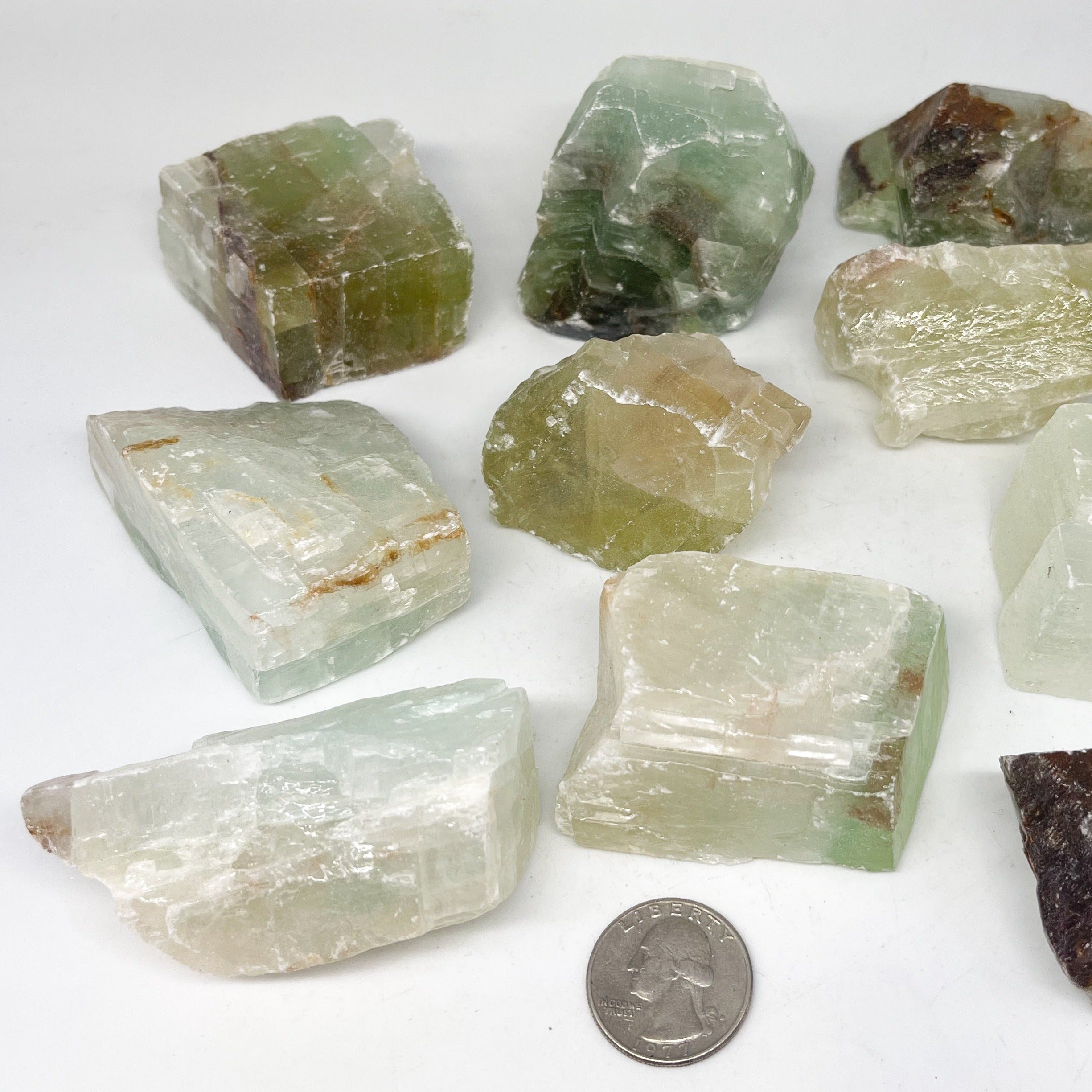 Green Calcite Crystals | Wholesale