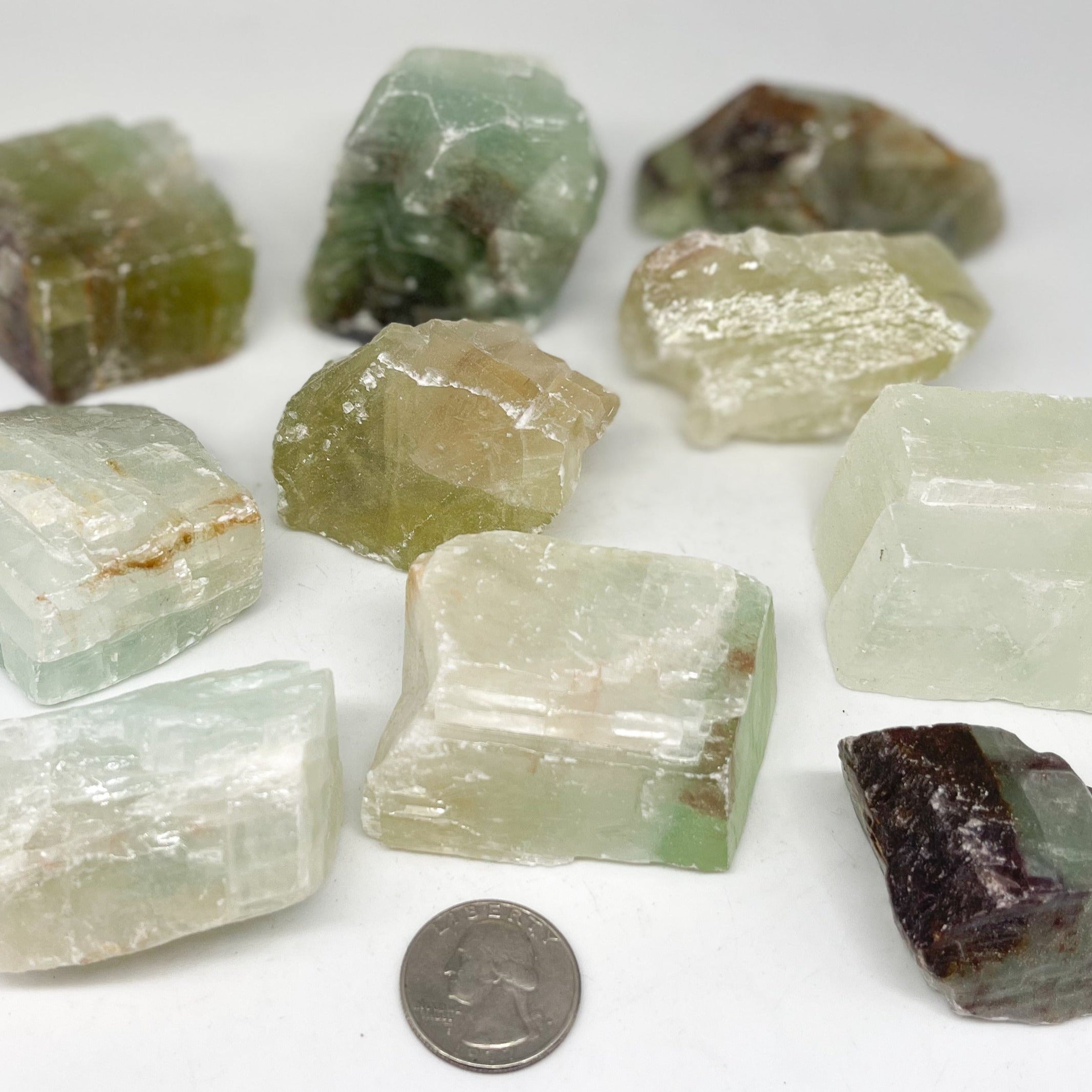 Green Calcite Crystals | Wholesale