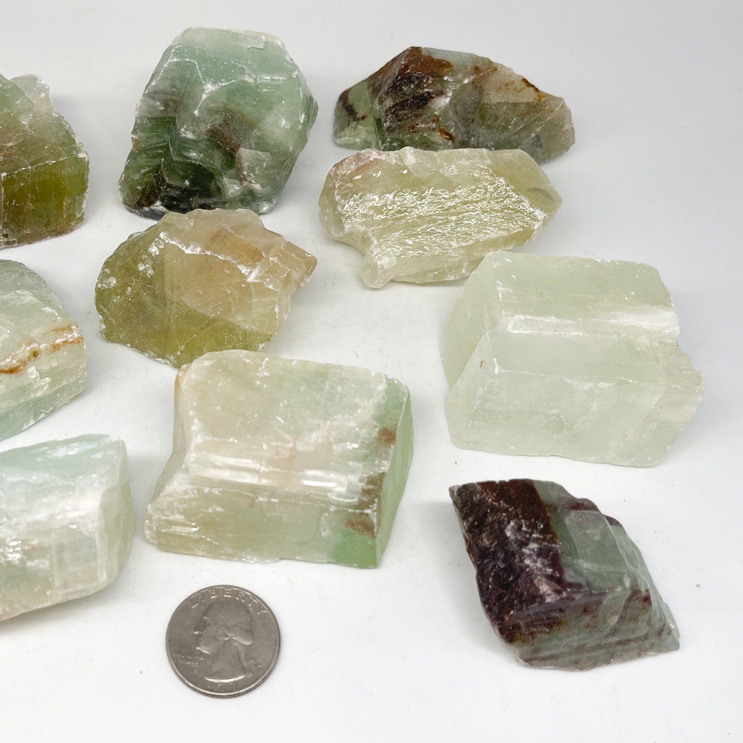 Green Calcite Crystals | Wholesale