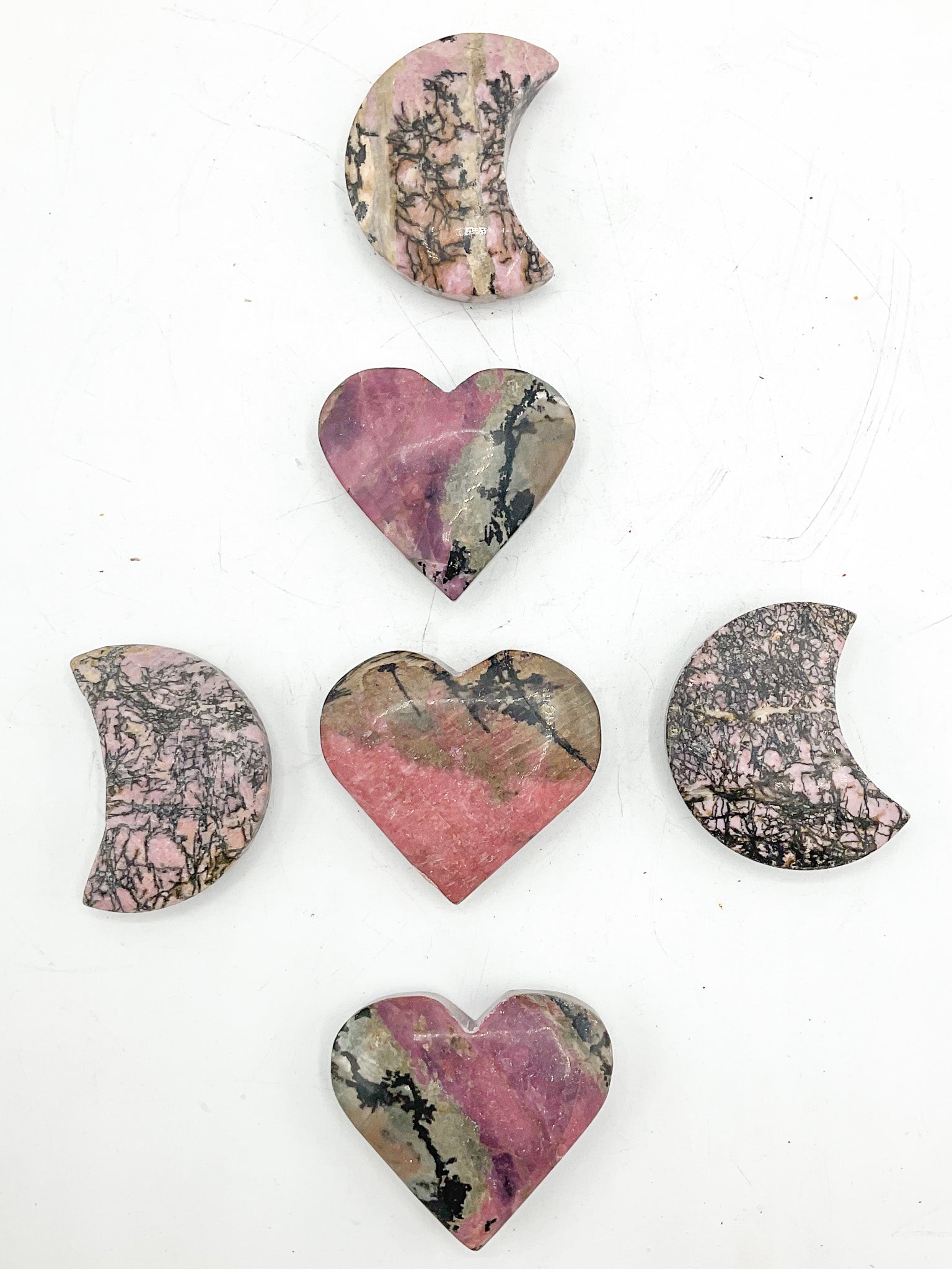 Rhodonite Carving Shape Crystals