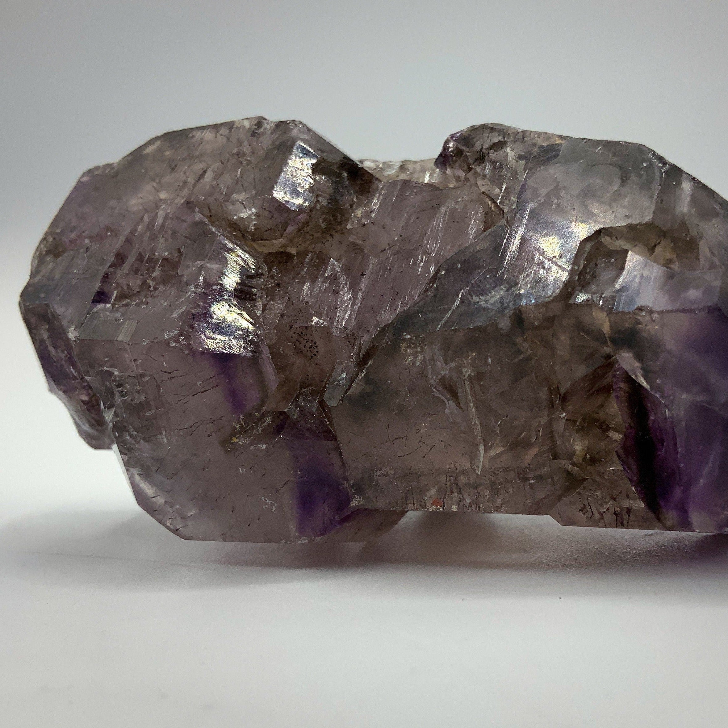 Amethyst Elestial Smokey Quartz Scepter - A | 3.5 x 2inch