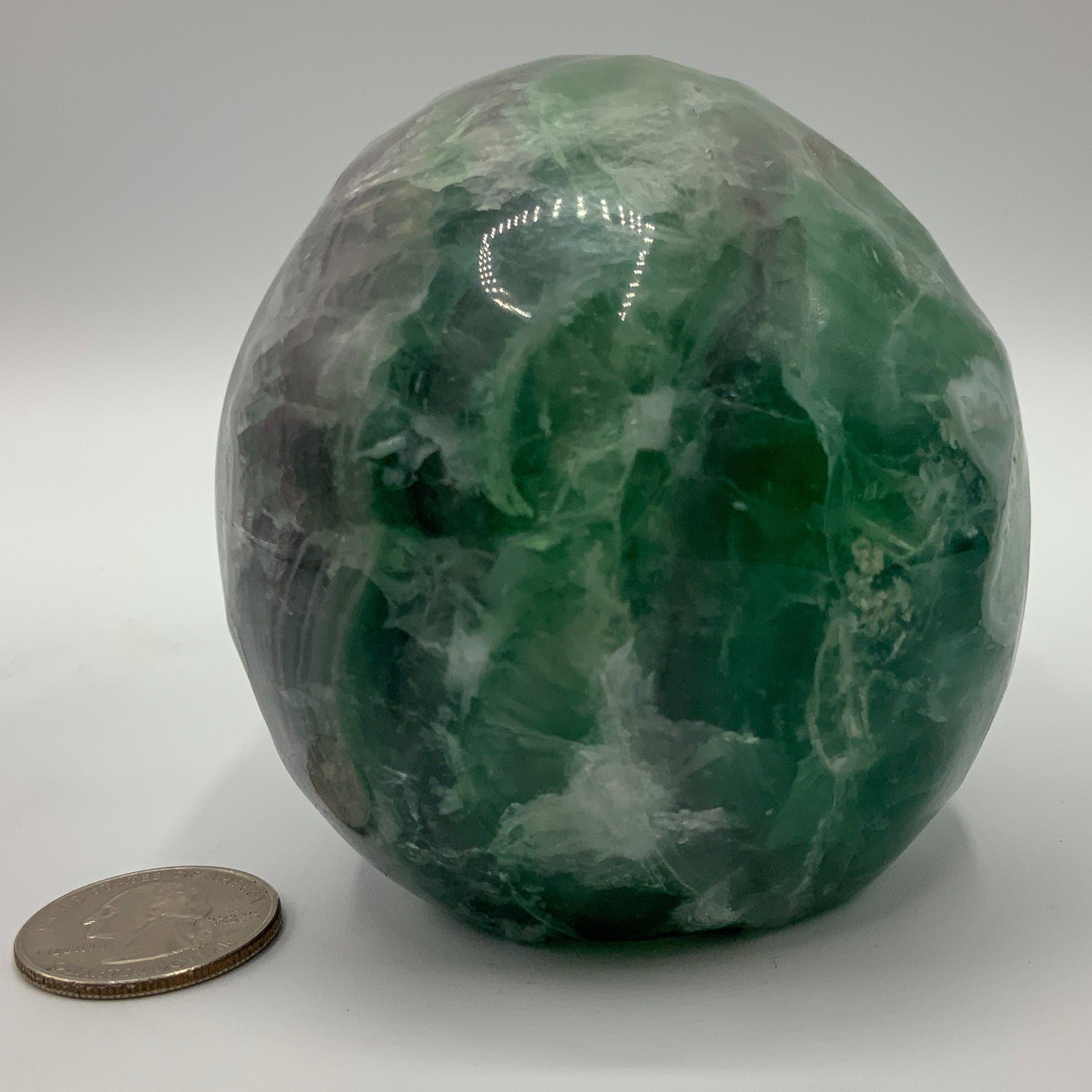 Rainbow Fluorite Crystal Skull Carving | High Quality | 4.5inch