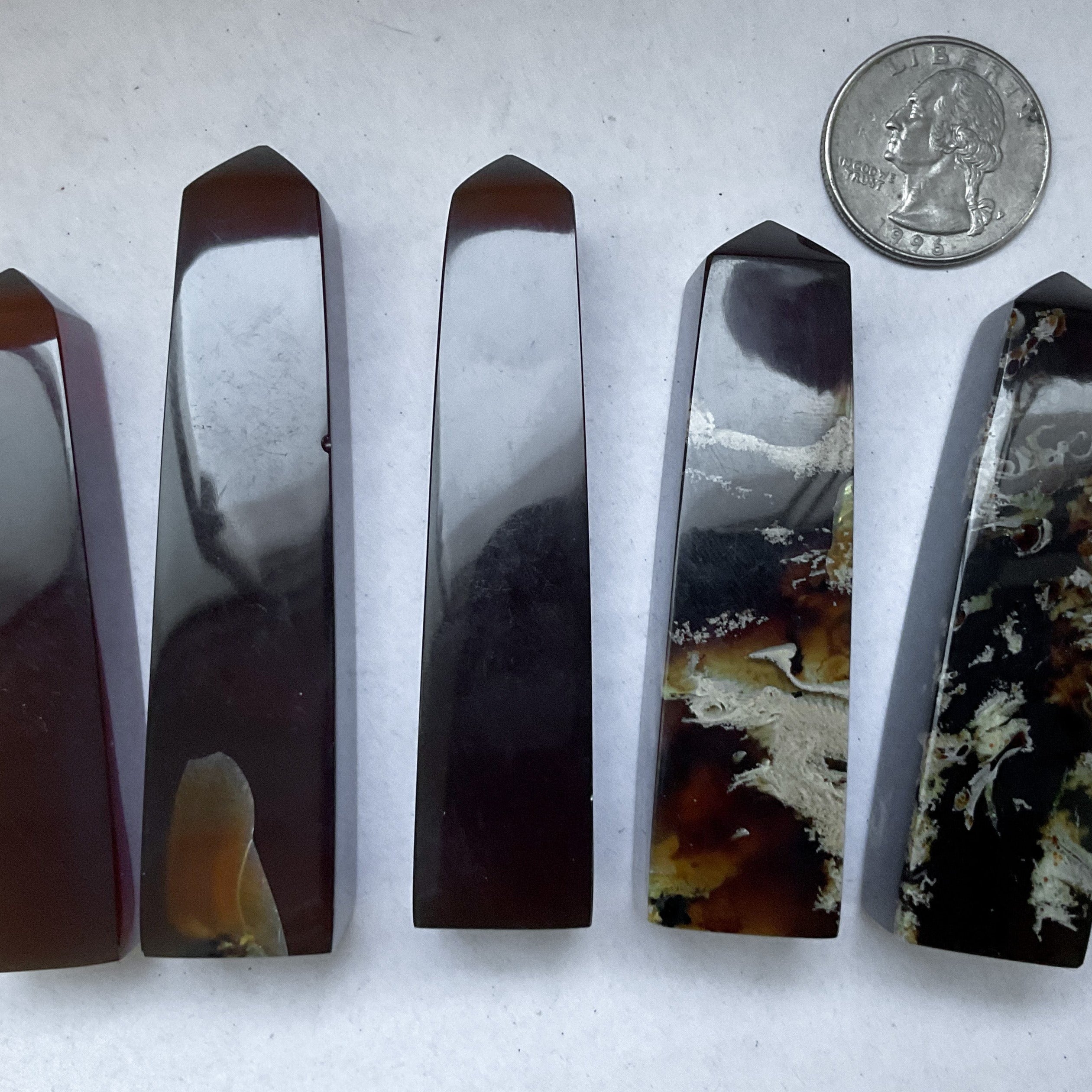 Amber Tower Obelisk Points | Wholesale