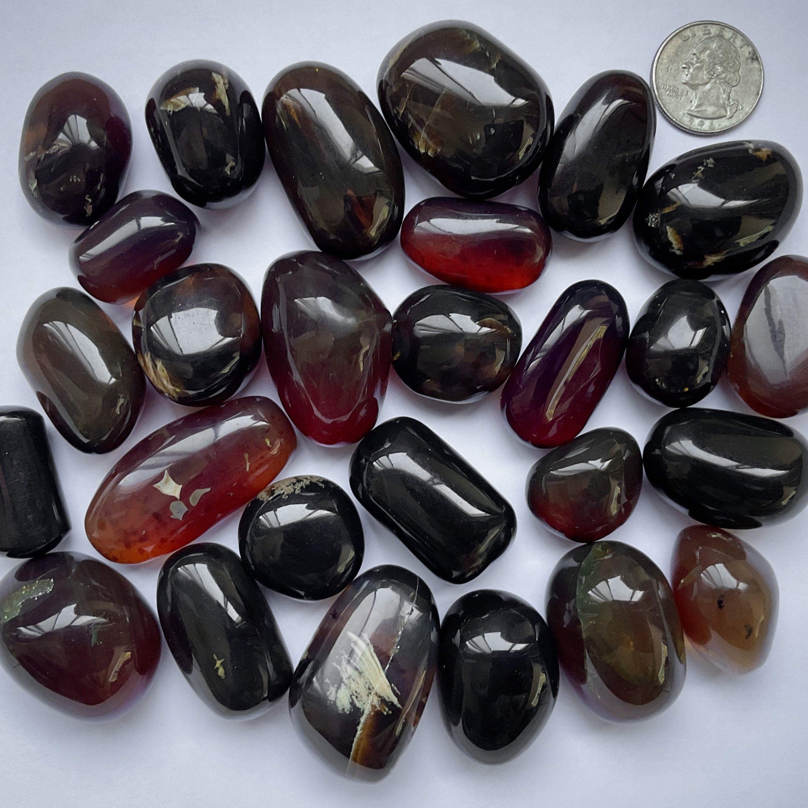 Amber Tumbled Stones | Wholesale